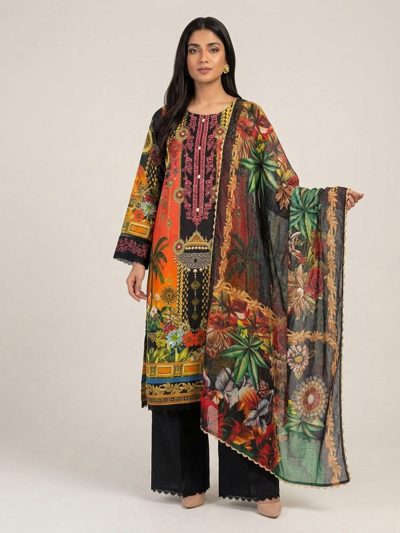 3pc dress with dupatta and trouser