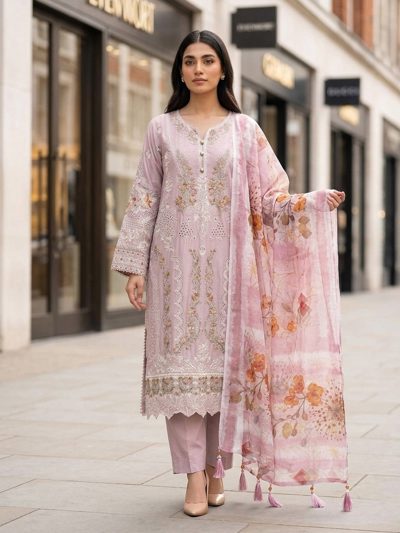 3pc dress with dupatta and trouser