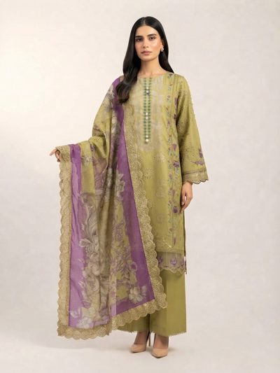 3pc dress with dupatta and trouser
