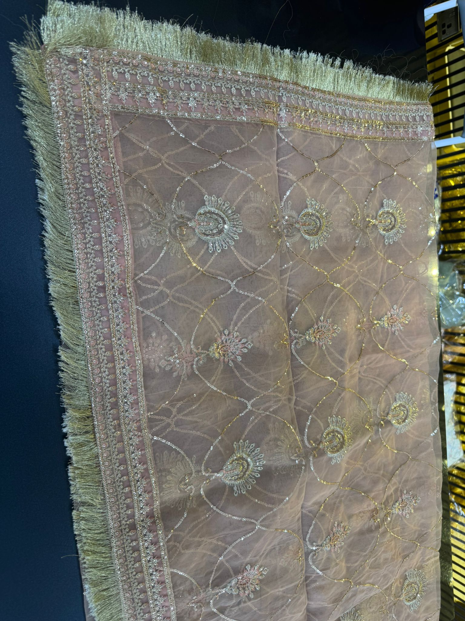 3pc premium embroidery dress with embroided dupatta and plazo