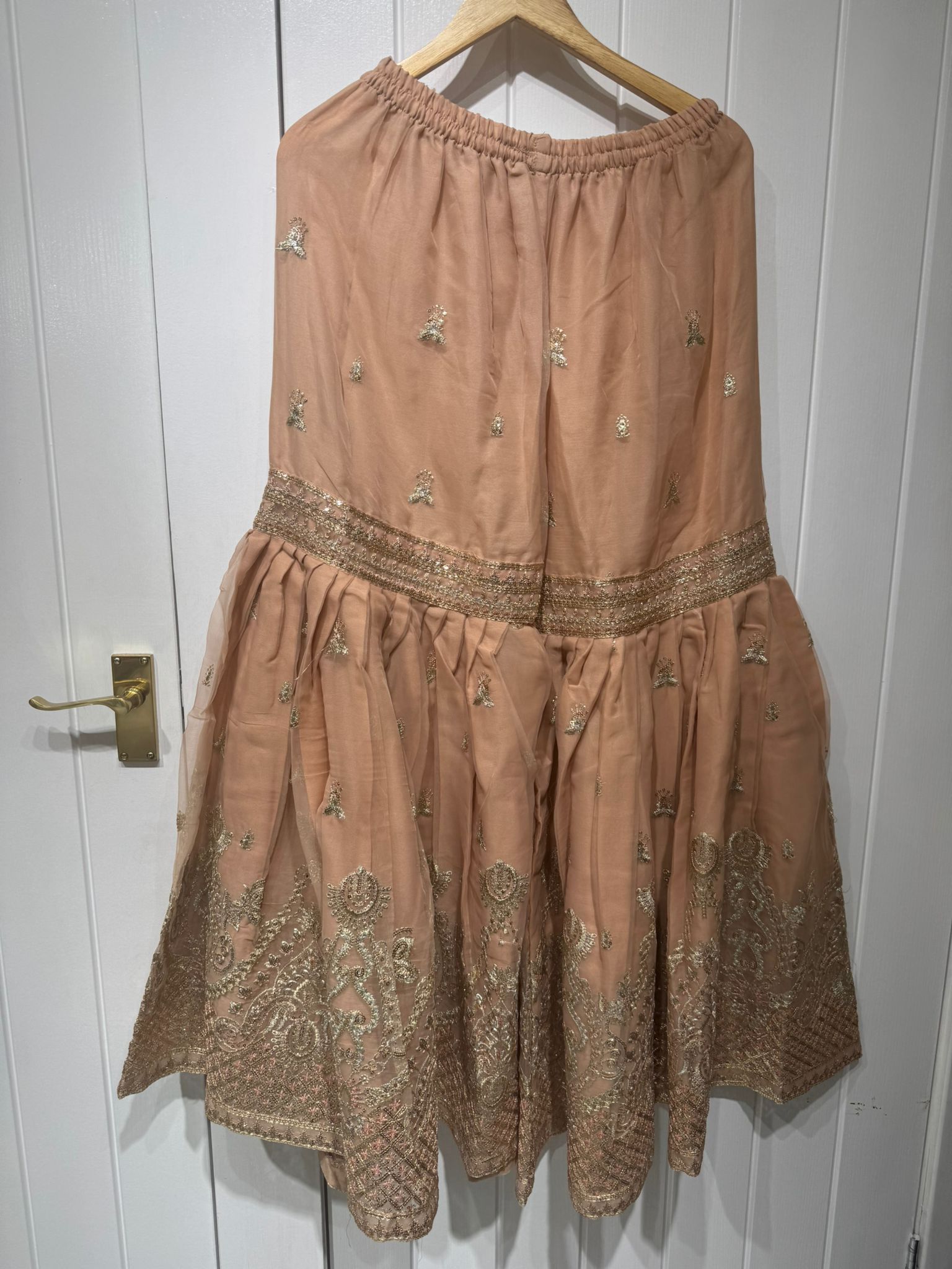 3pc premium embroidery dress with embroided dupatta and plazo