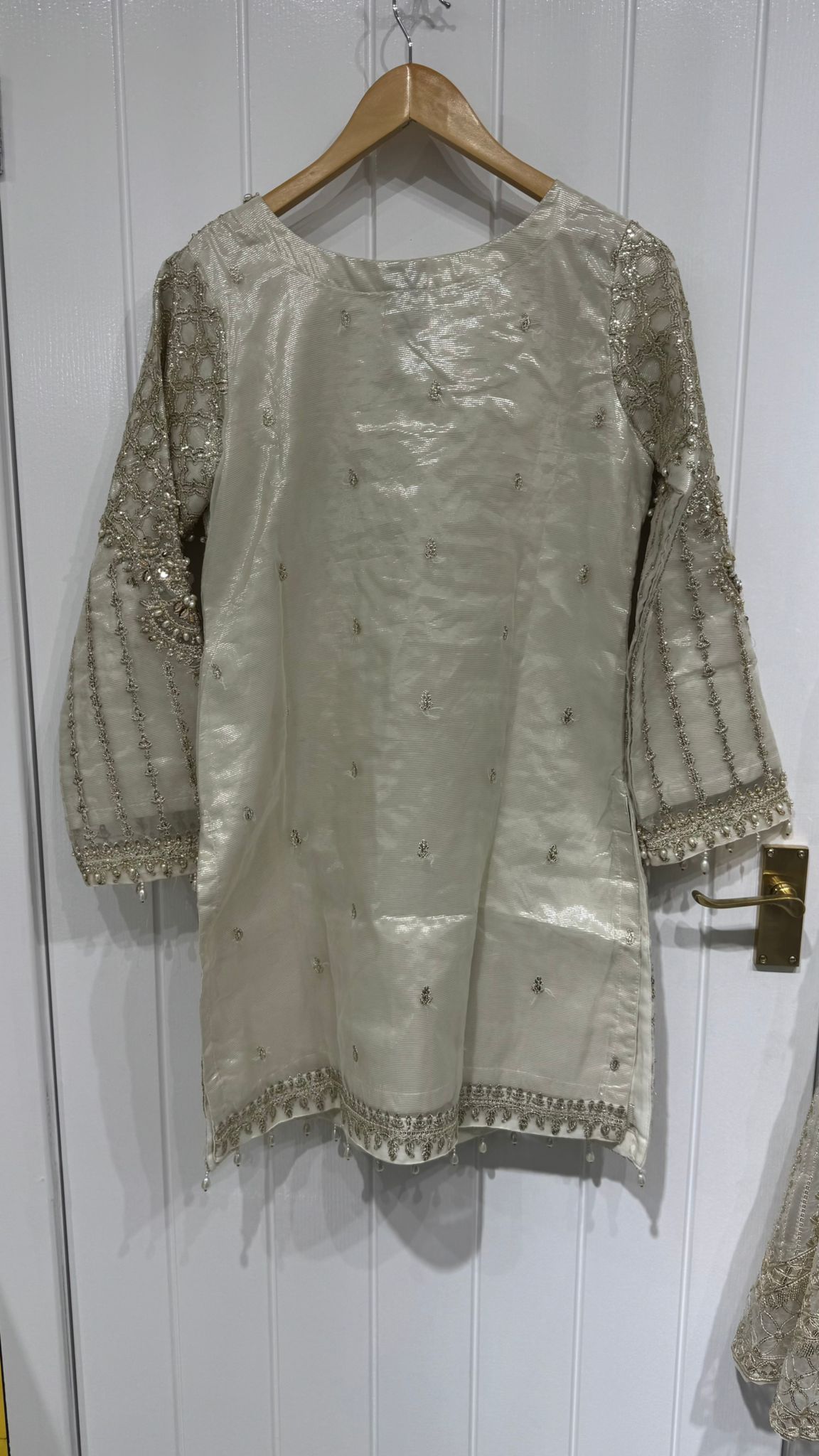 3pc premium embroidery dress with embroided dupatta and plazo