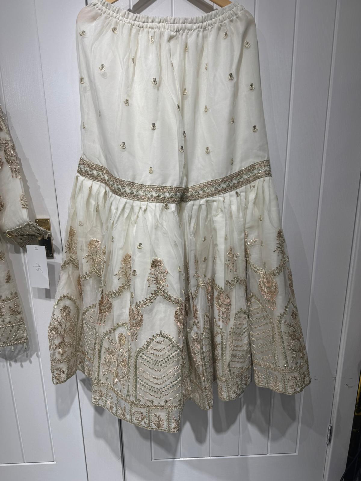 3pc premium embroidery dress with embroided dupatta and plazo