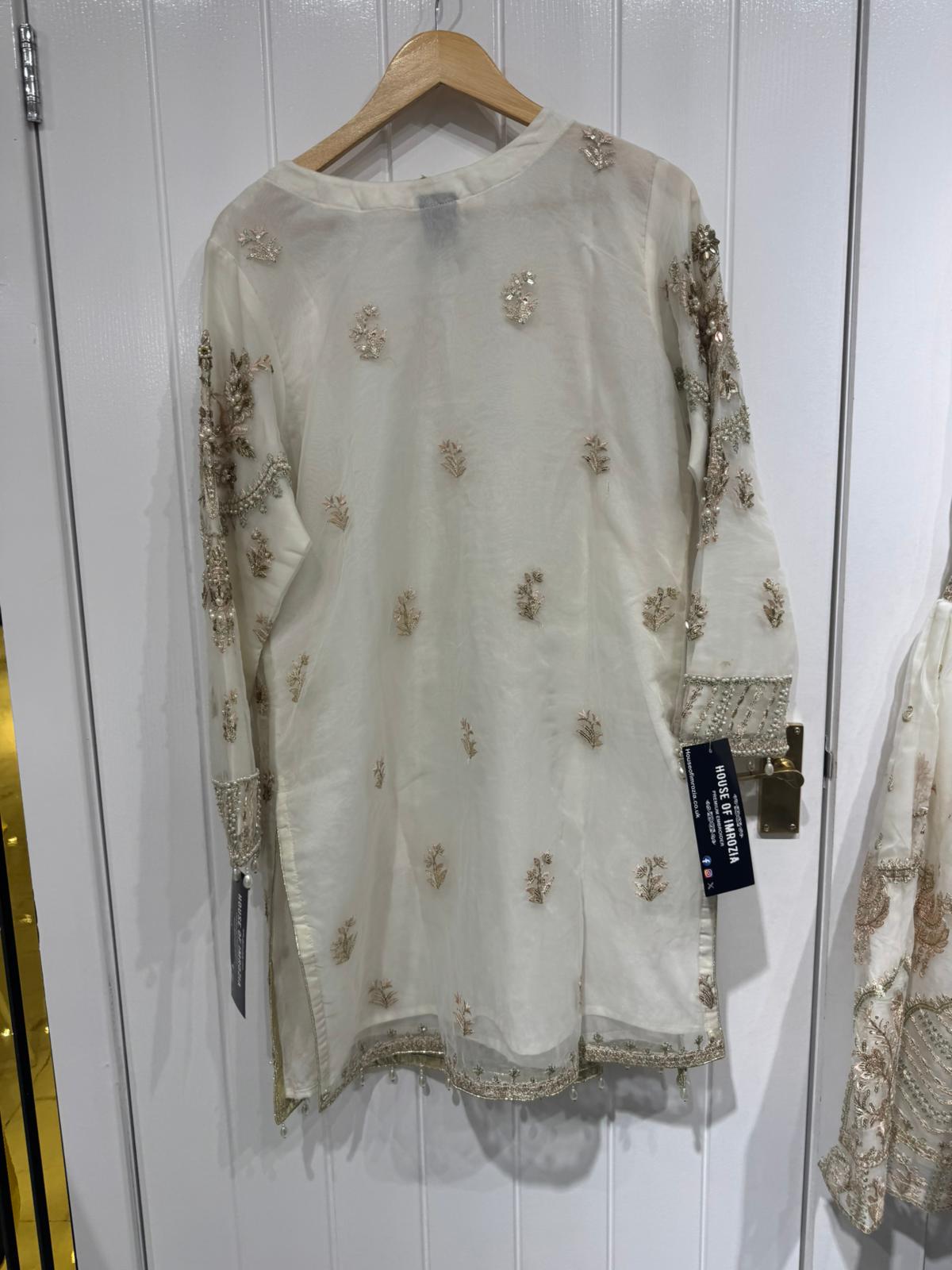 3pc premium embroidery dress with embroided dupatta and plazo