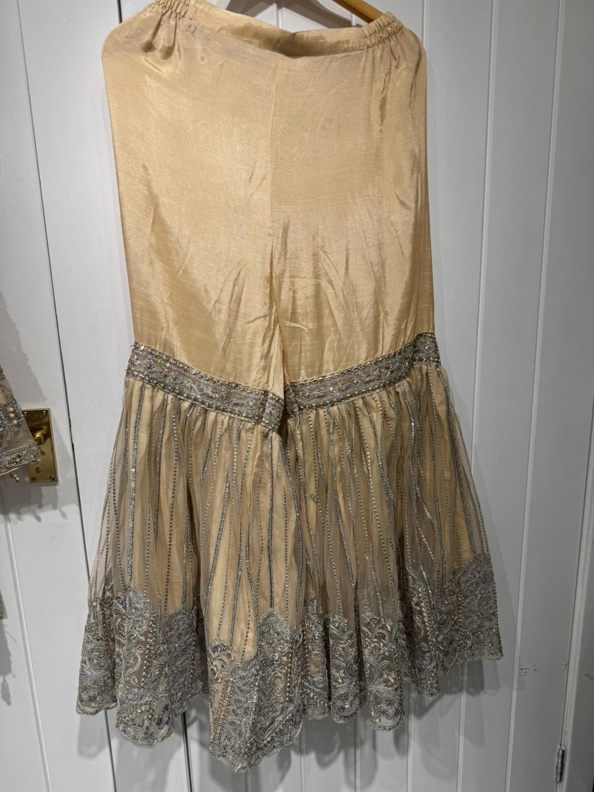 3pc dress with embroided dupatta and trouser
