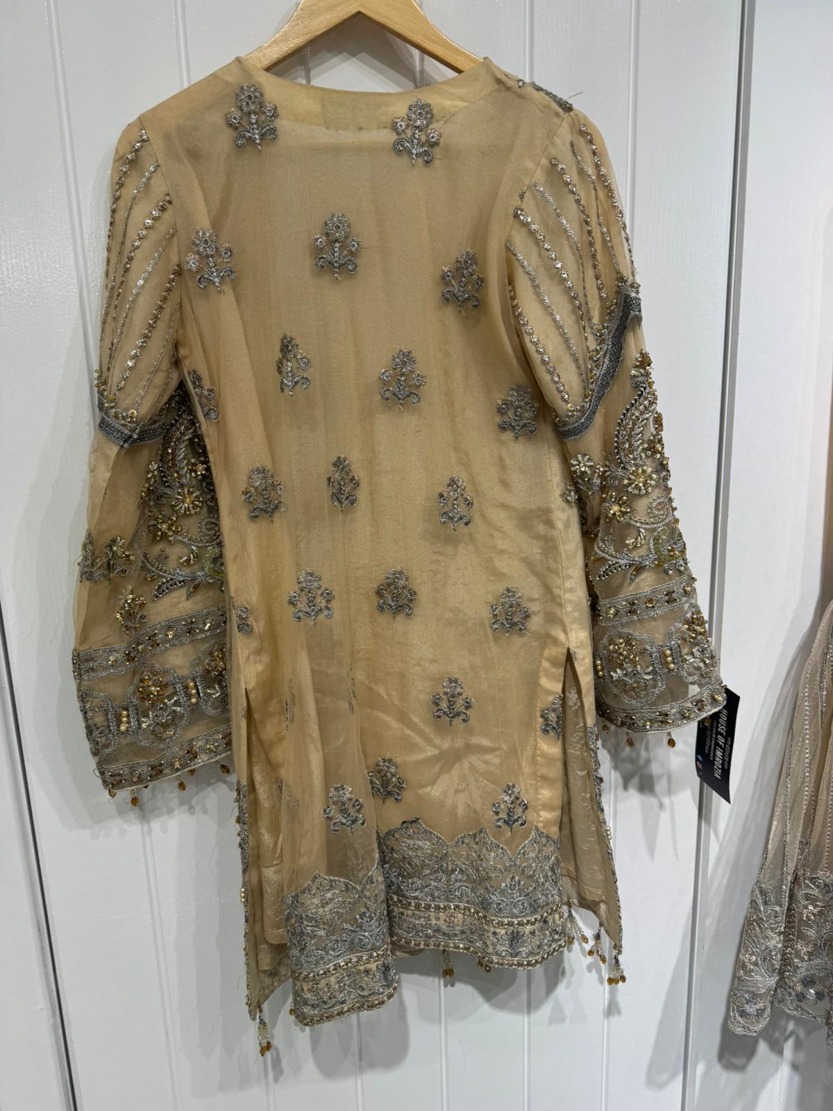3pc dress with embroided dupatta and trouser