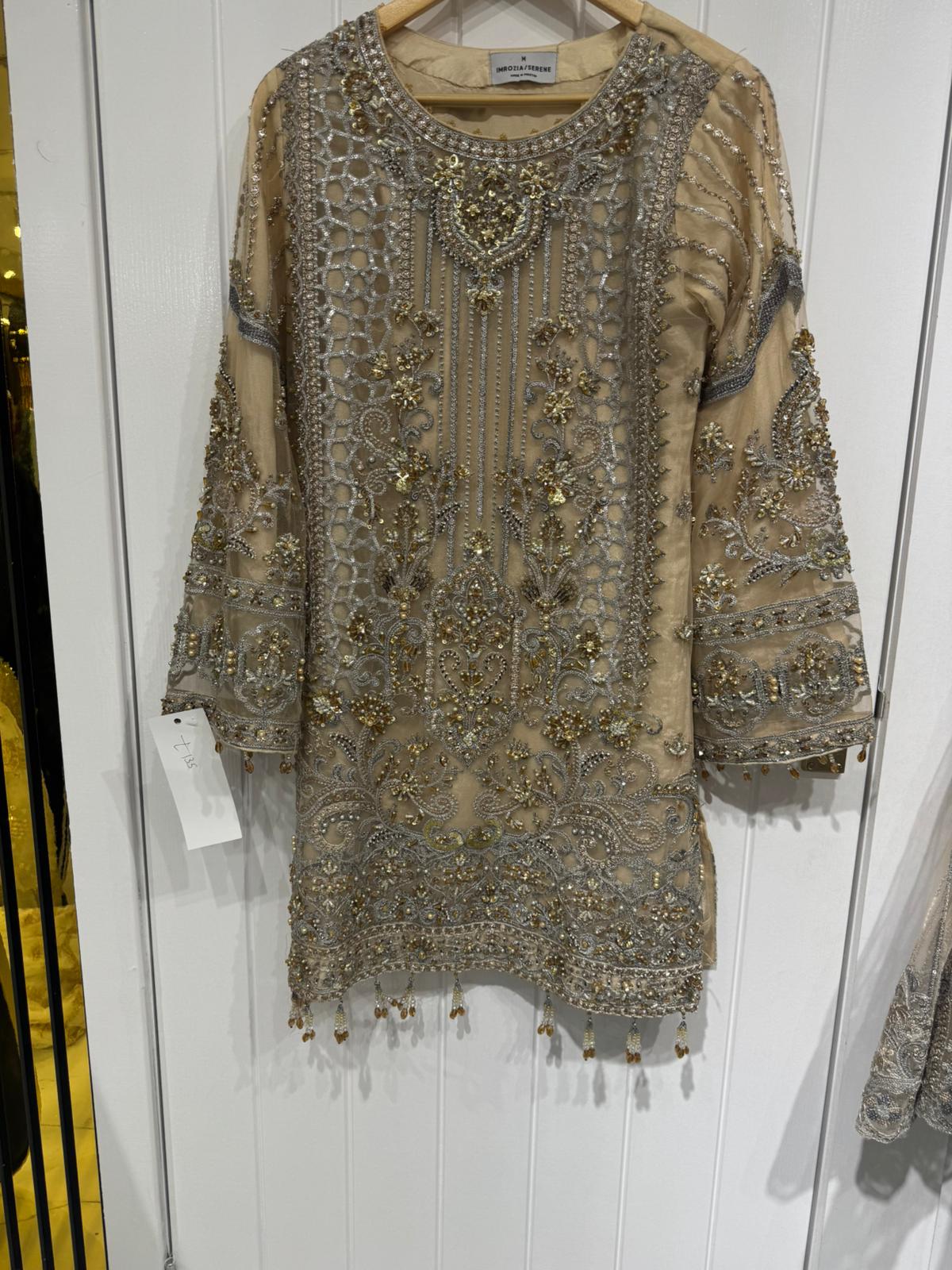 3pc dress with embroided dupatta and trouser