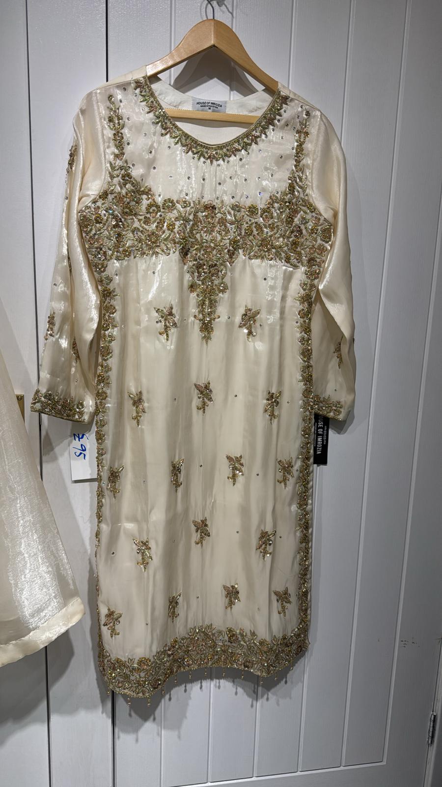 3pc dress with embroided dupatta and plazo