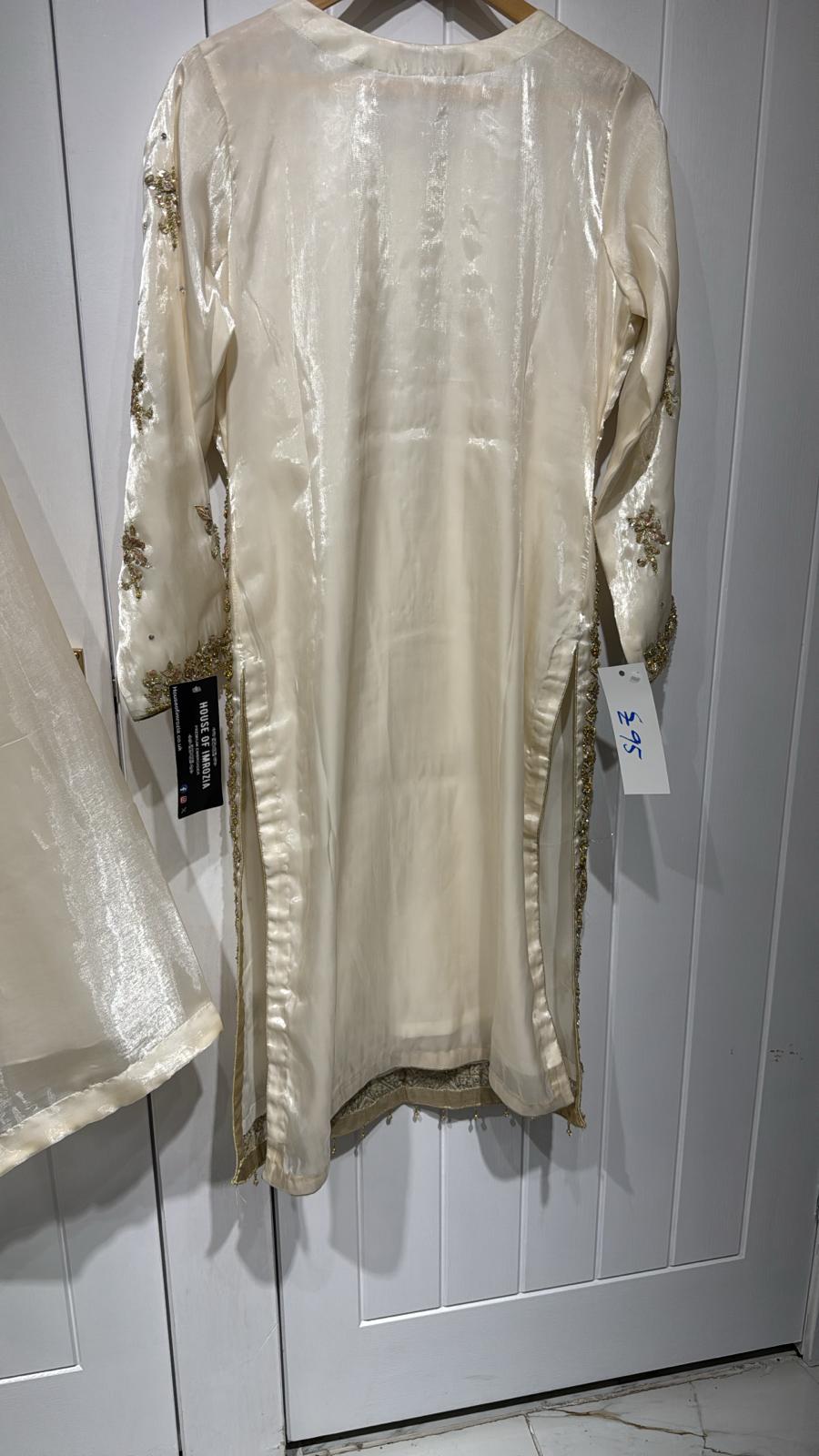 3pc dress with embroided dupatta and plazo