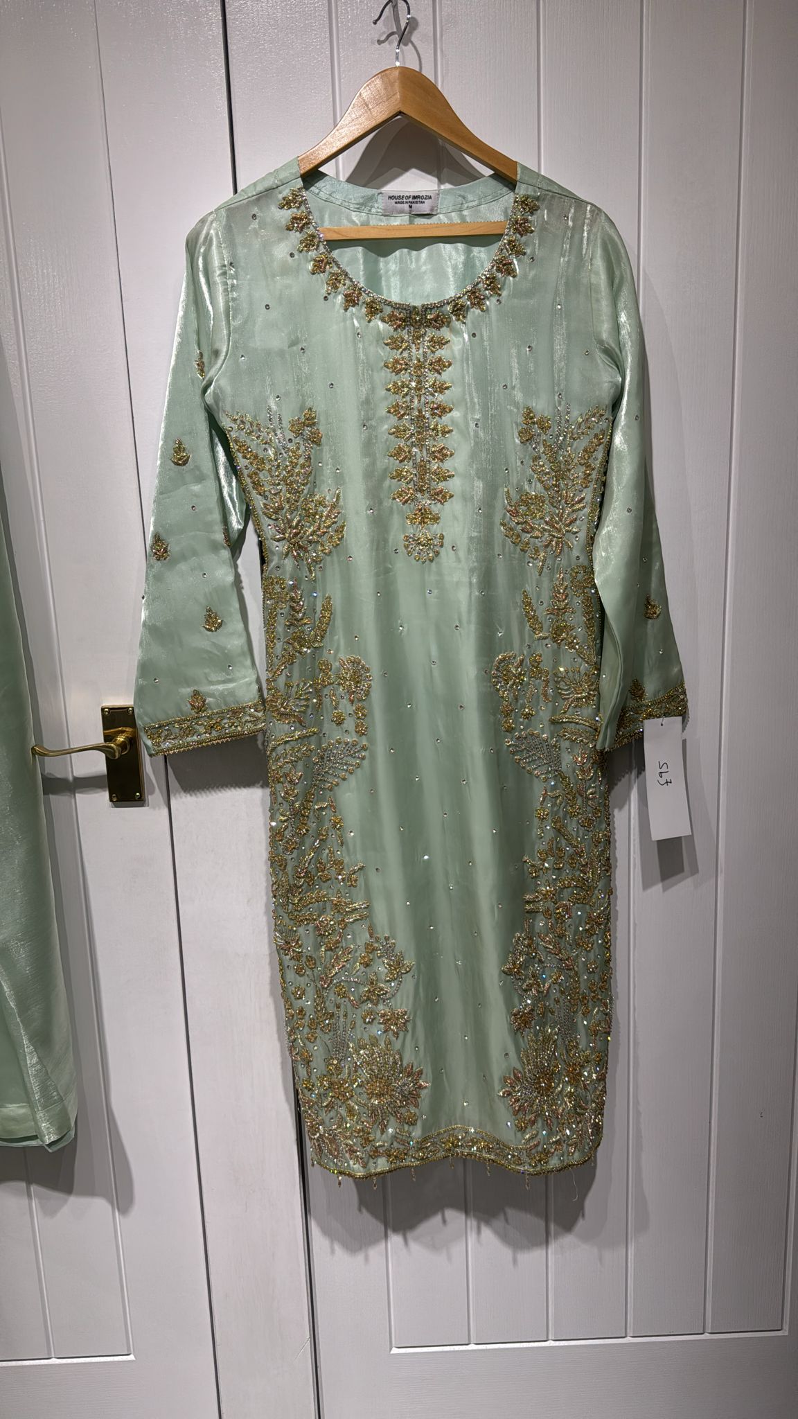 3pc dress with embroided dupatta and plazo