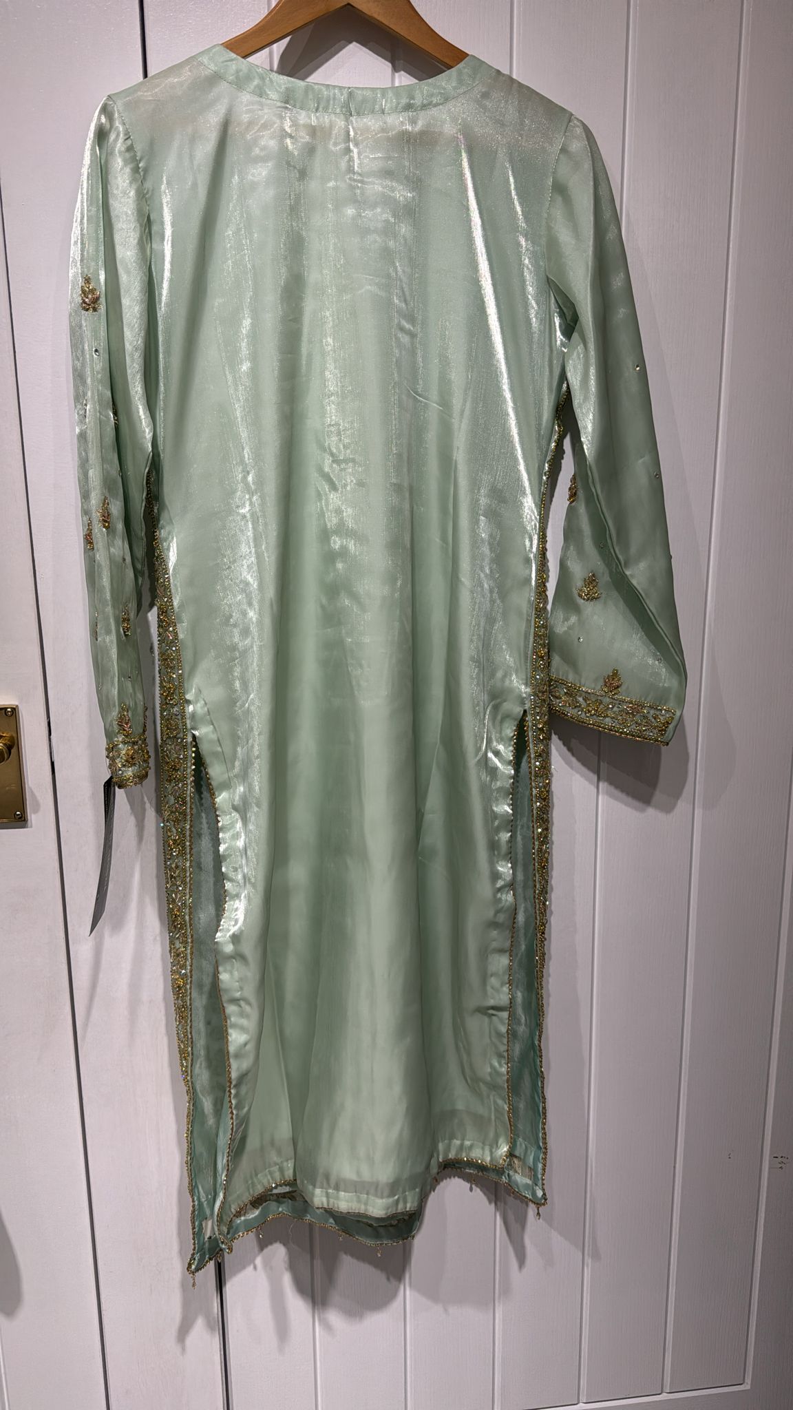 3pc dress with embroided dupatta and plazo