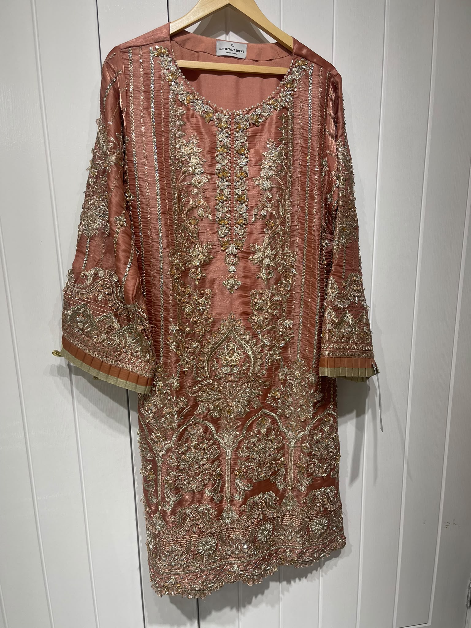 3pc premium embroidery dress with dupatta and plazo