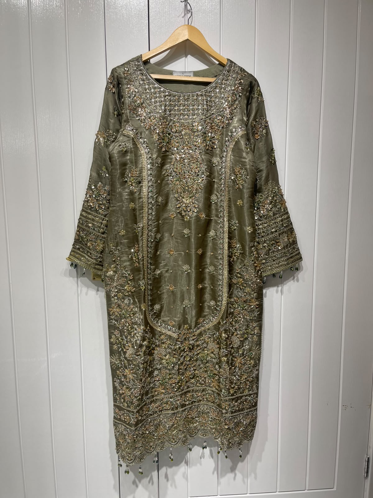 3pc premium embroidery dress with dupatta and plazo