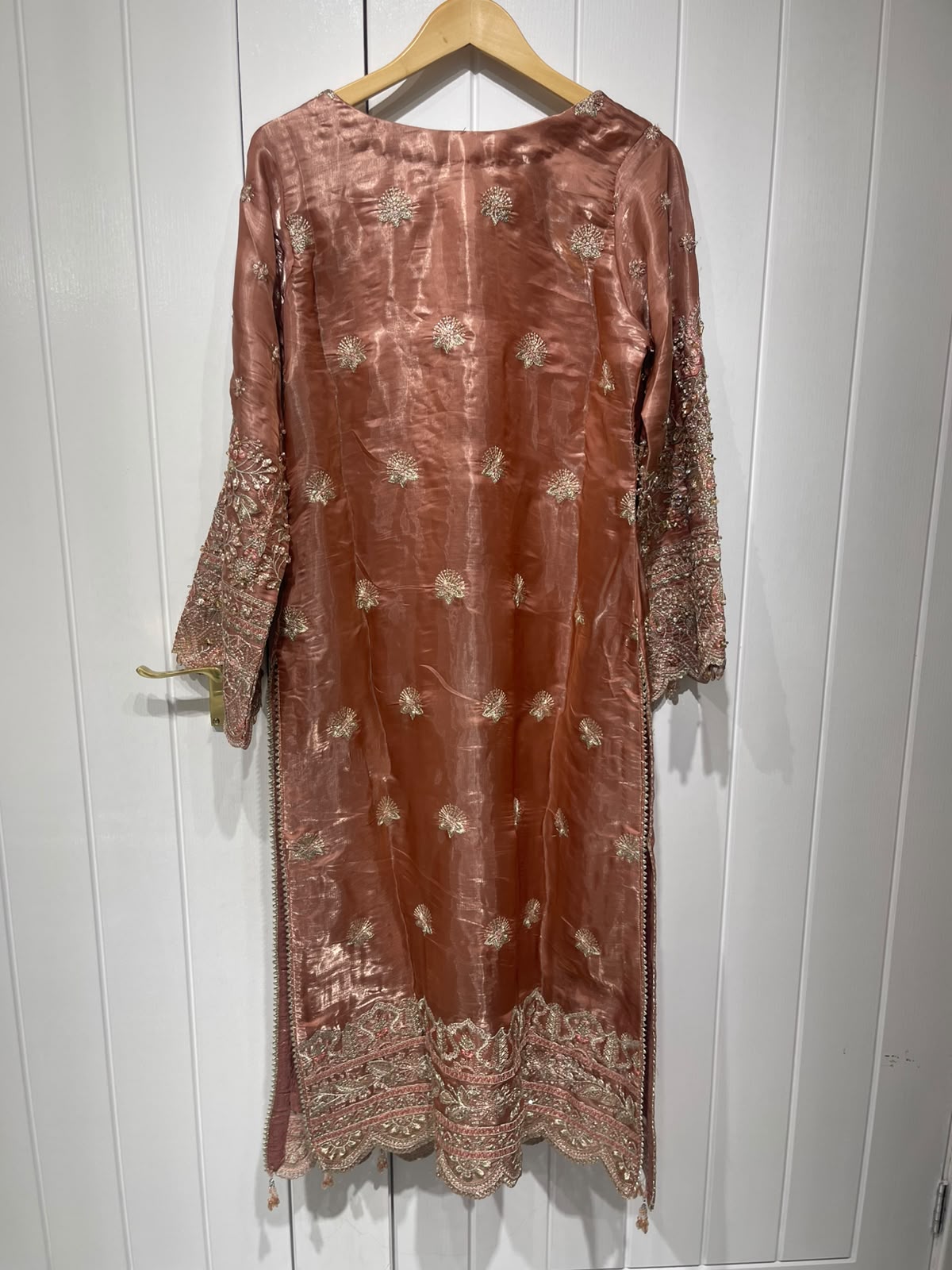 3pc premium embroidery dress with dupatta and plazo