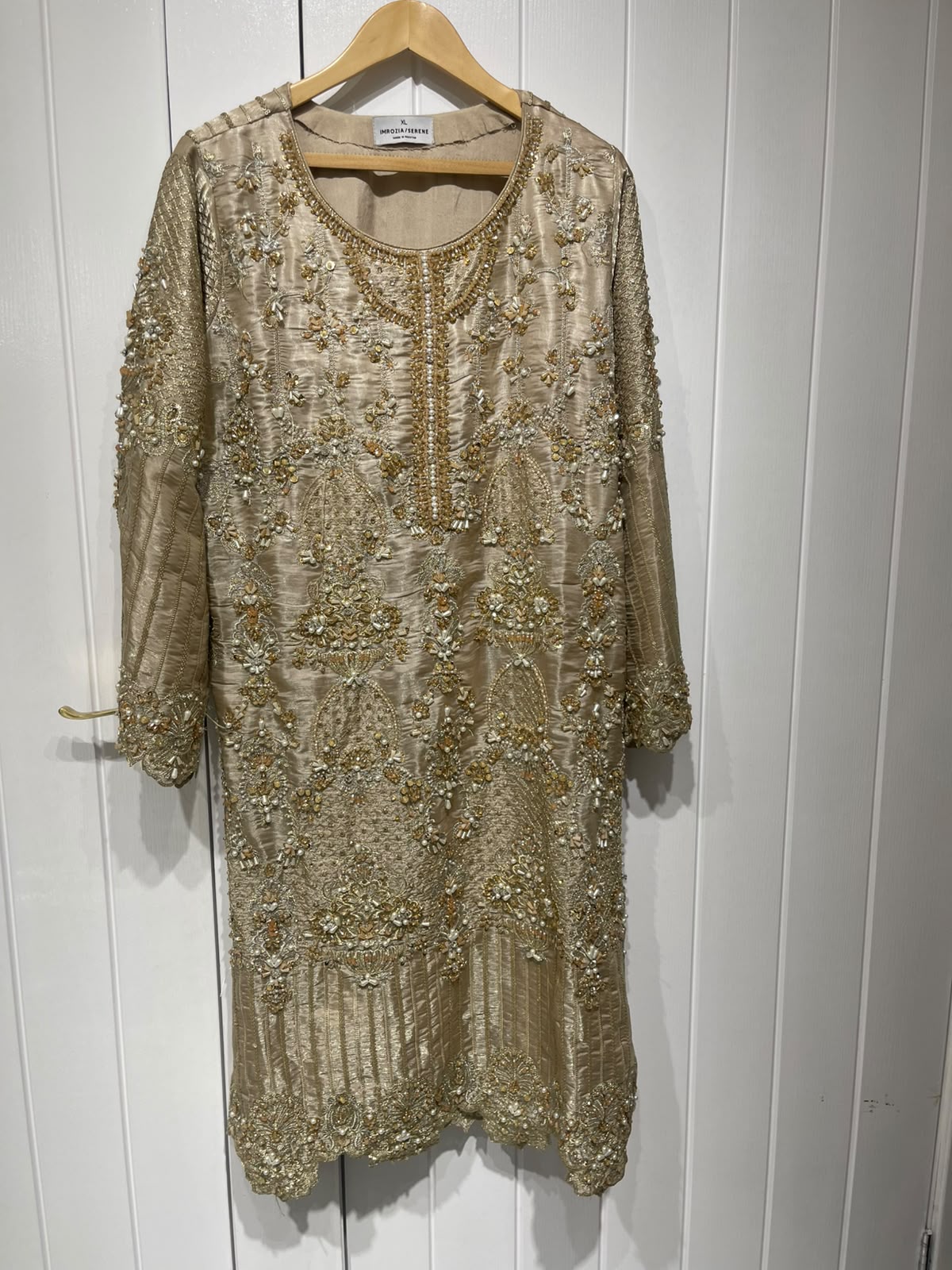 3pc premium embroidery dress with embroided dupatta and plazo