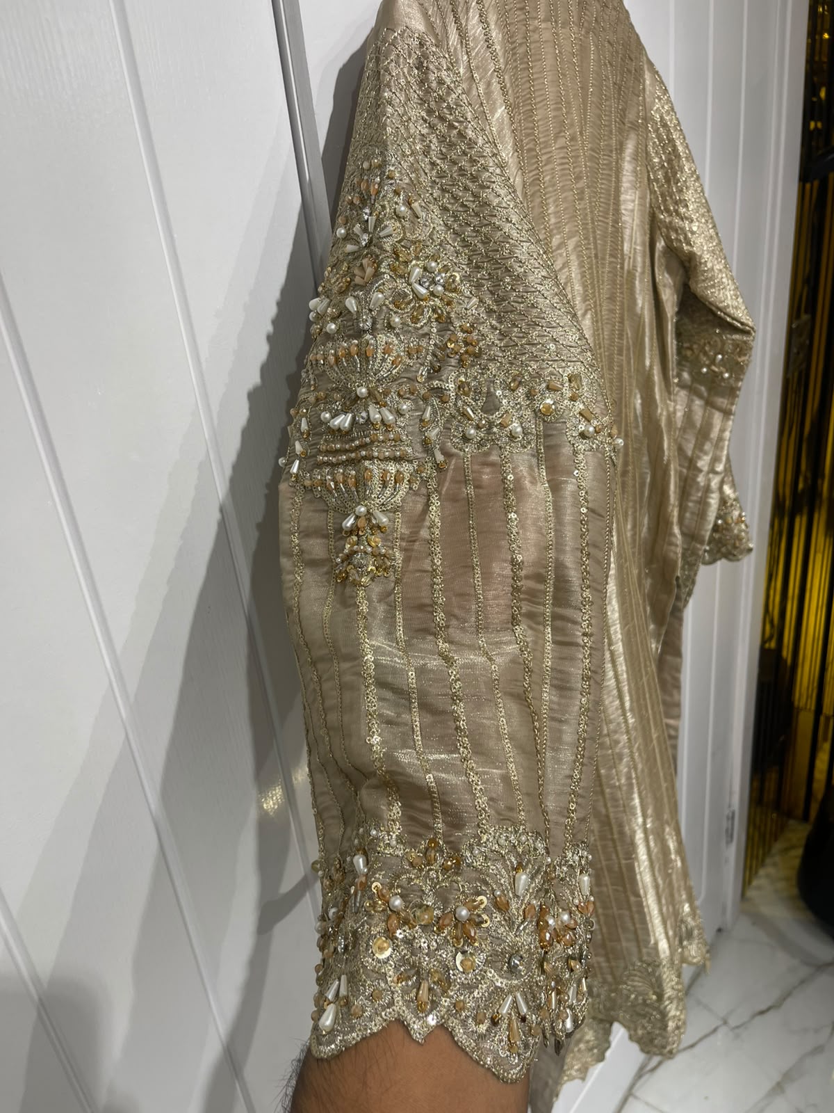 3pc premium embroidery dress with embroided dupatta and plazo