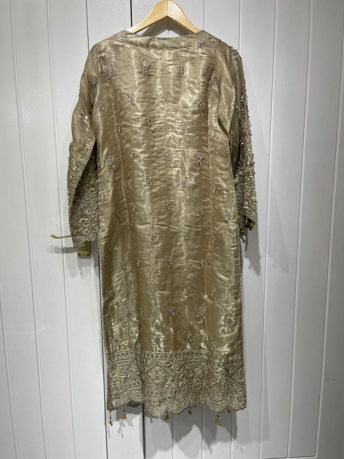 3pc premium embroidery dress with embroided dupatta and plazo