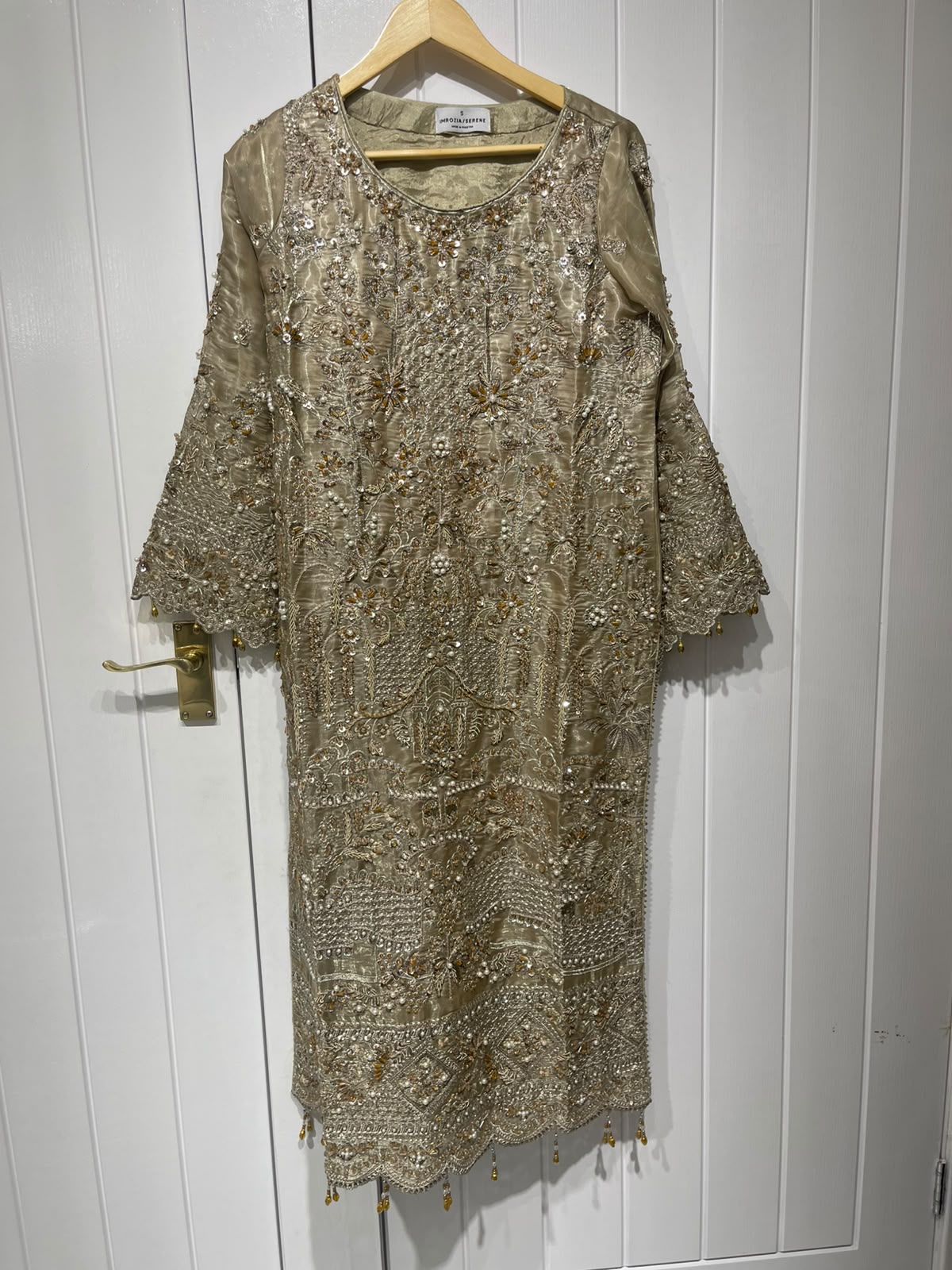 3pc premium embroidery dress with embroided dupatta and plazo