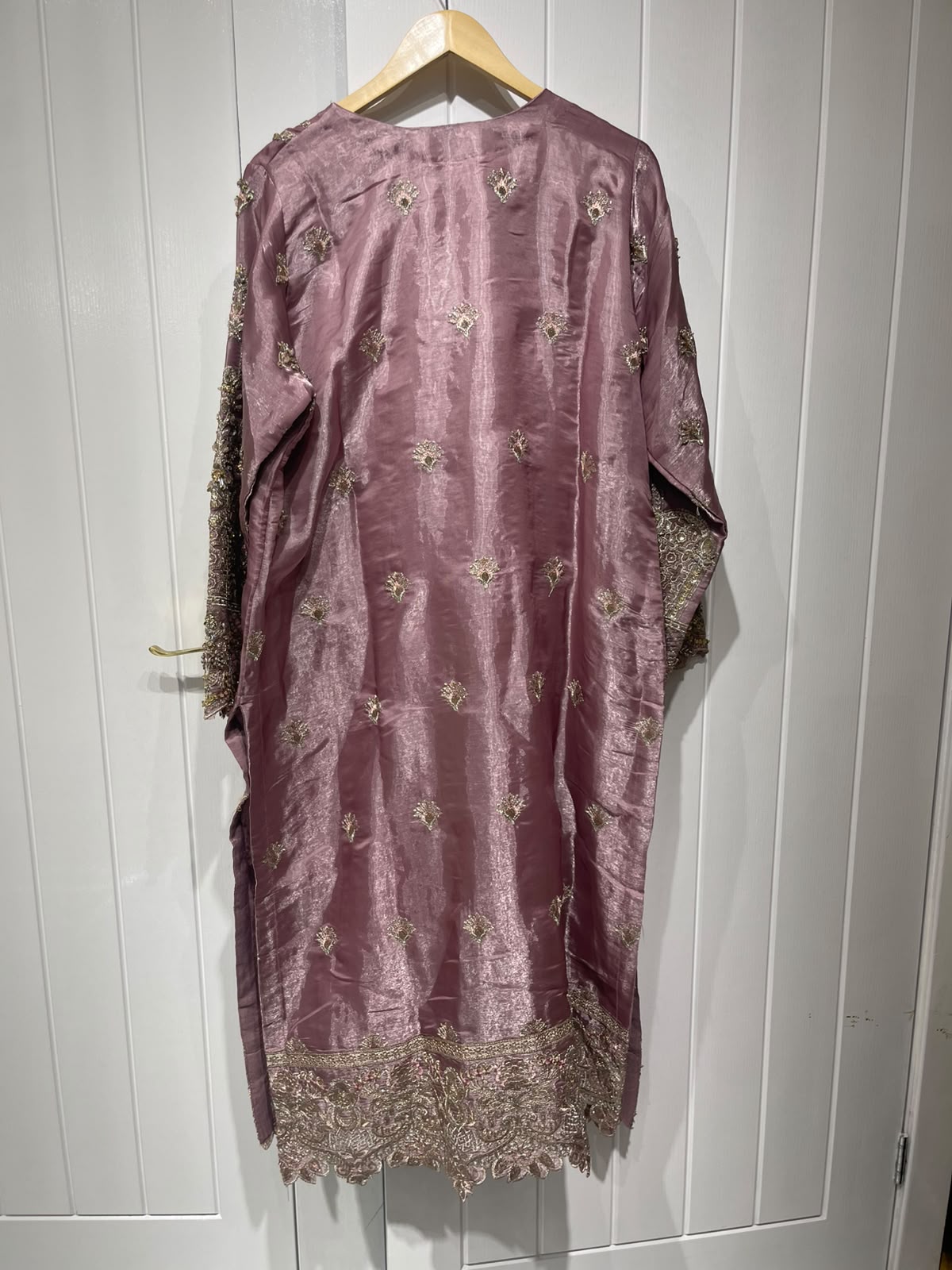 3pc premium embroidery dress with embroided dupatta and plazo