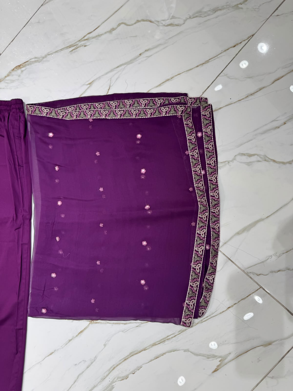 3pc dress with dupatta and trouser