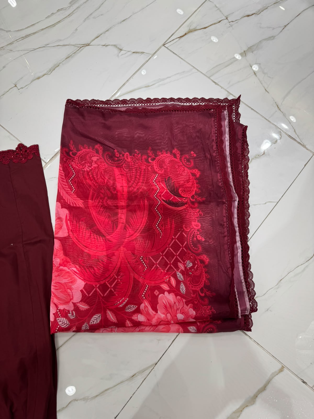 3pc dress with dupatta and trouser