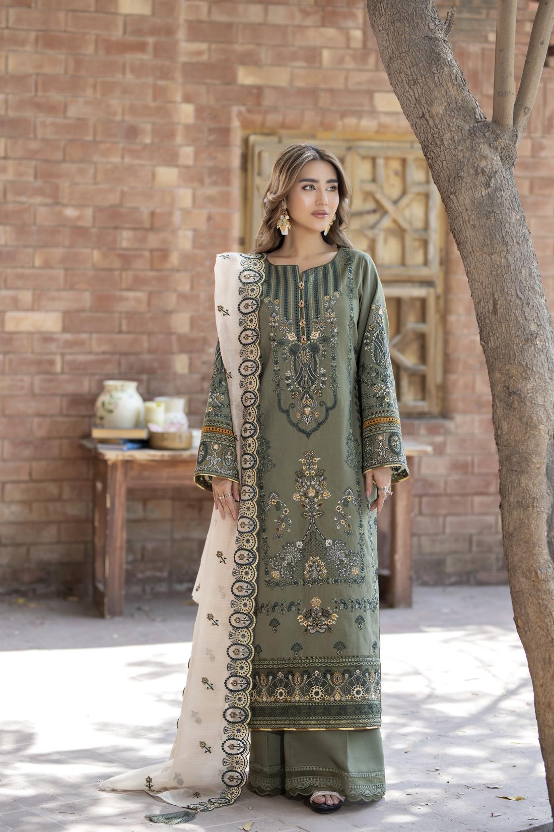 Pakistani Designer stitched women suit