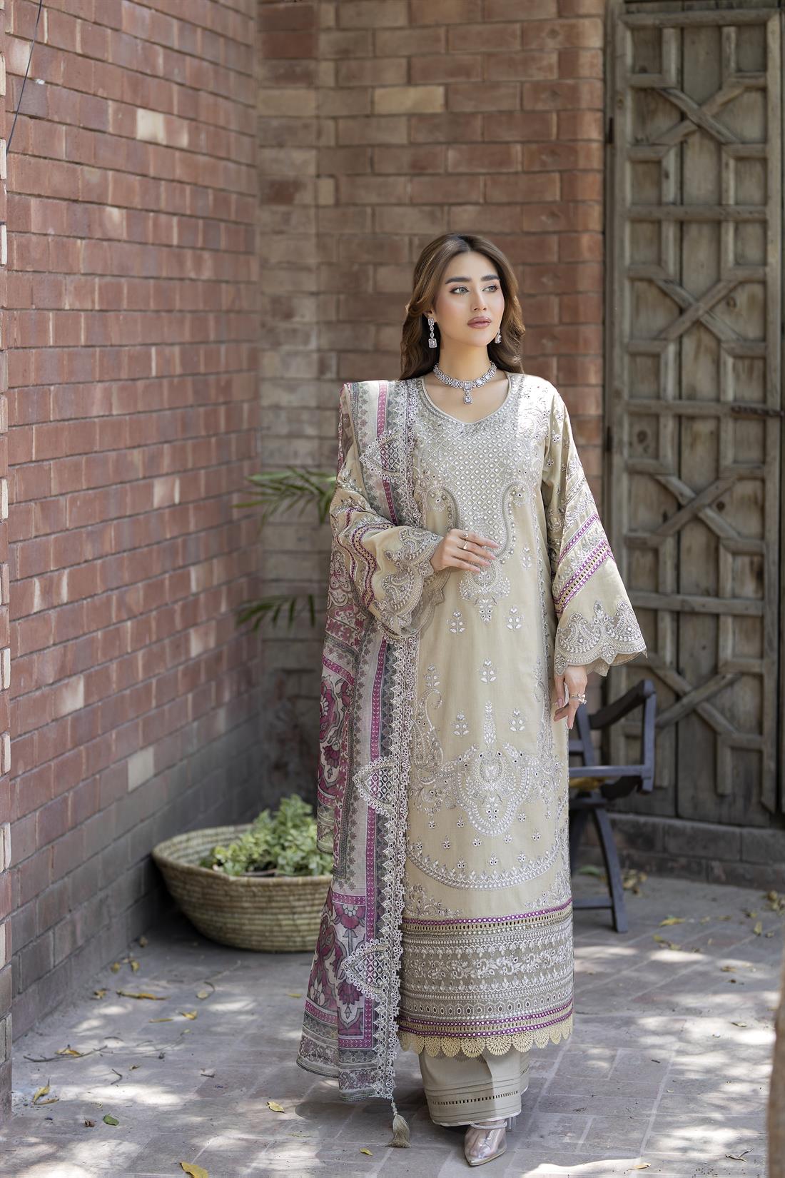 Pakistani Designer stitched women suit