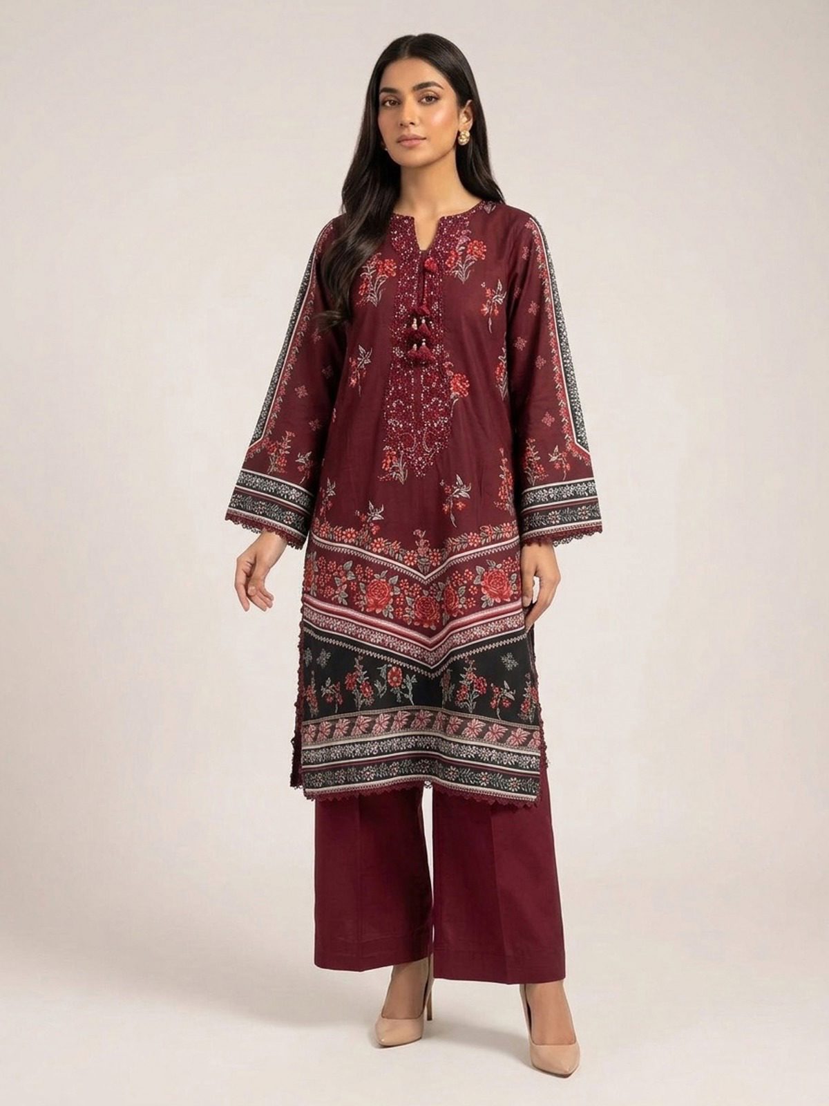 3pc dress with dupatta and trouser