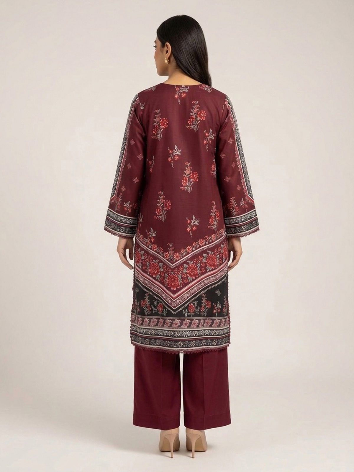3pc dress with dupatta and trouser