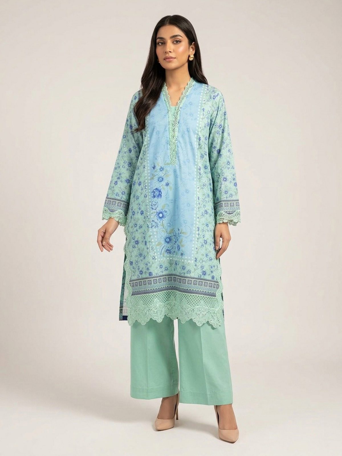 3pc dress with dupatta and trouser