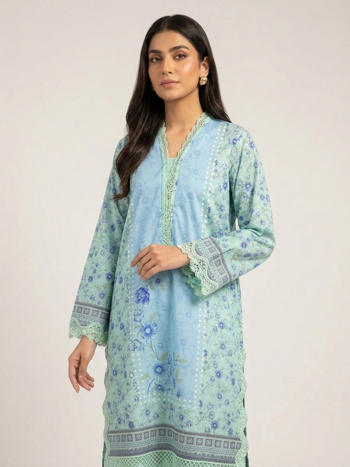 3pc dress with dupatta and trouser