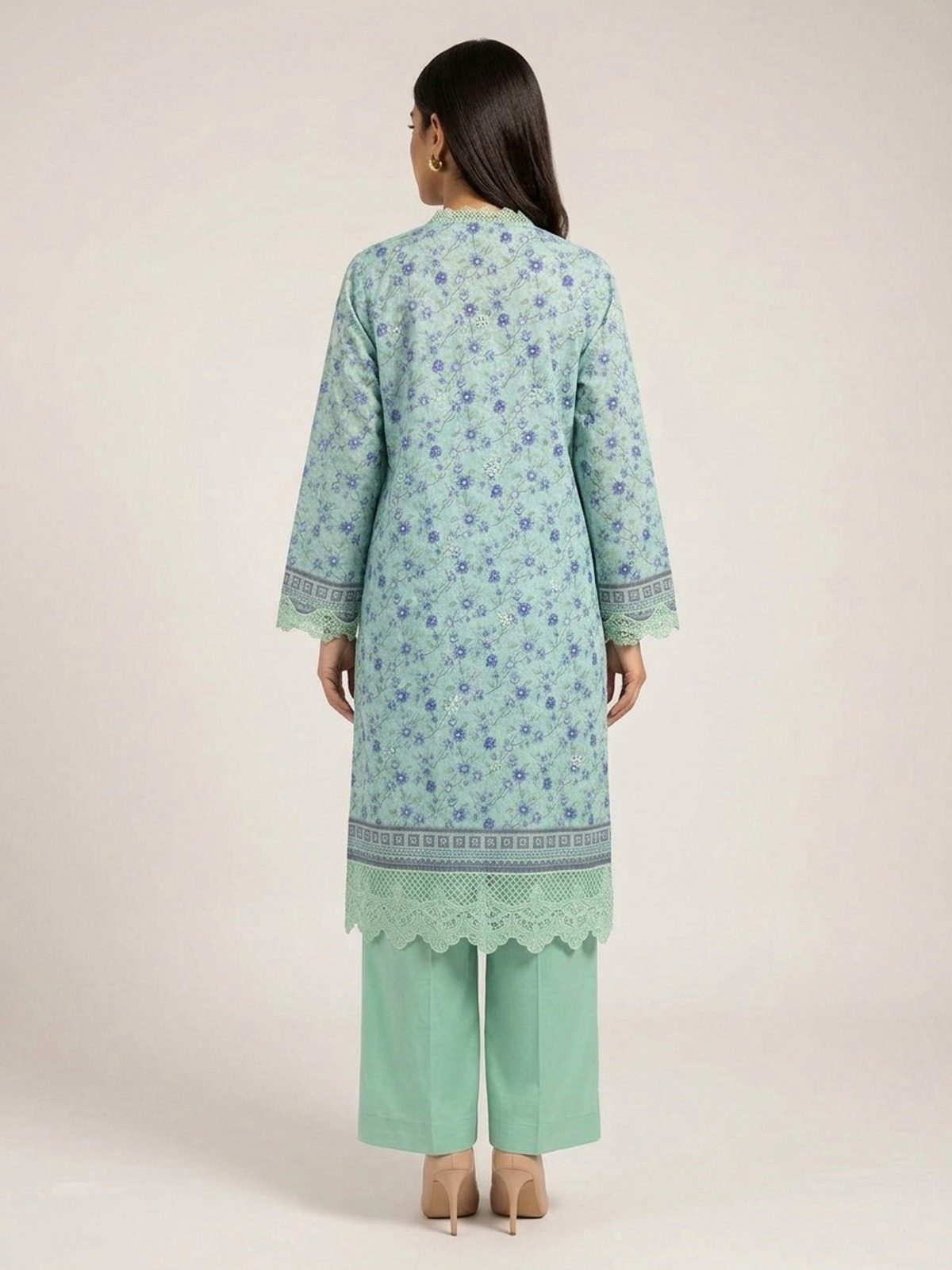 3pc dress with dupatta and trouser
