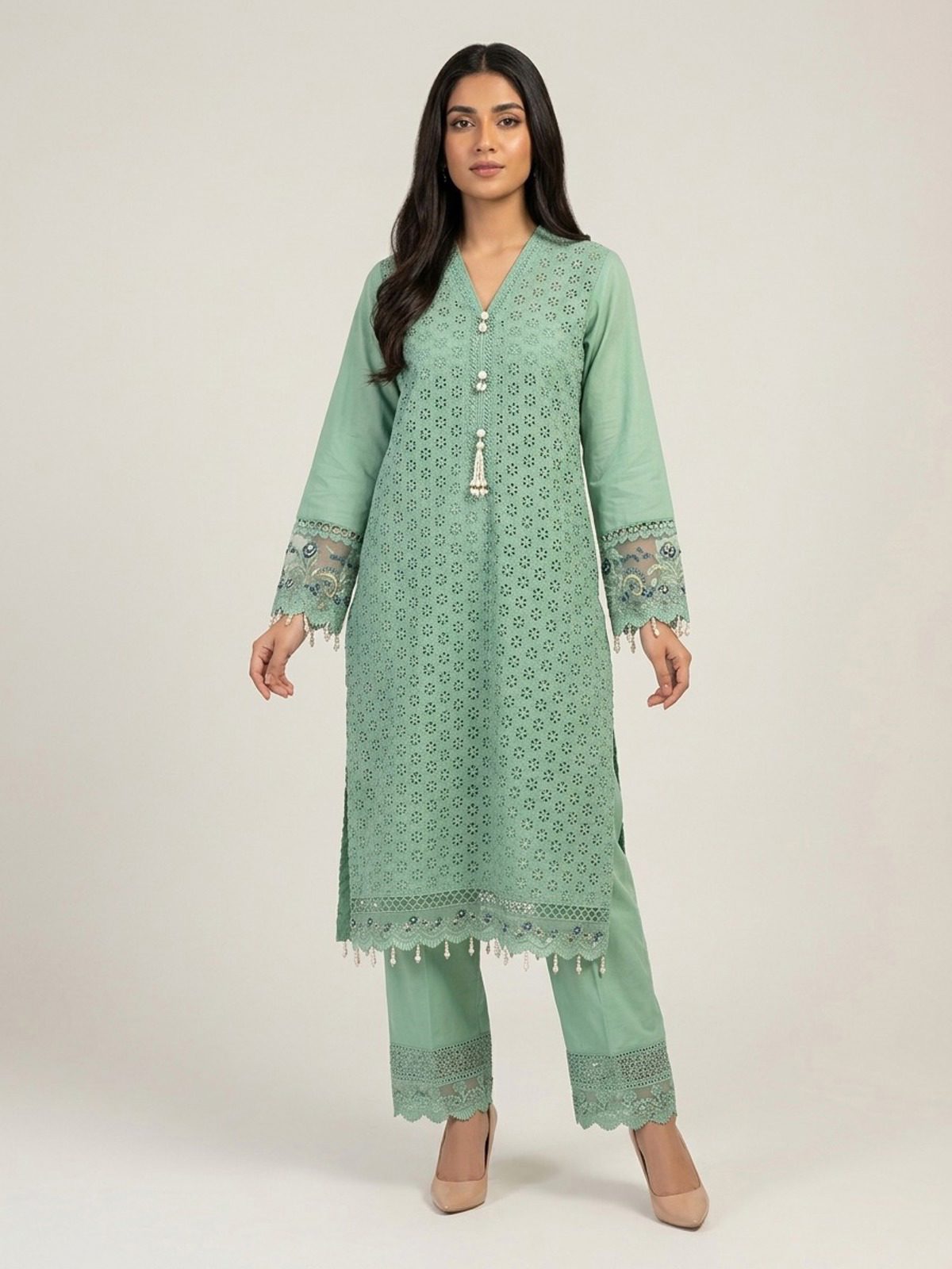 3pc dress with dupatta and trouser