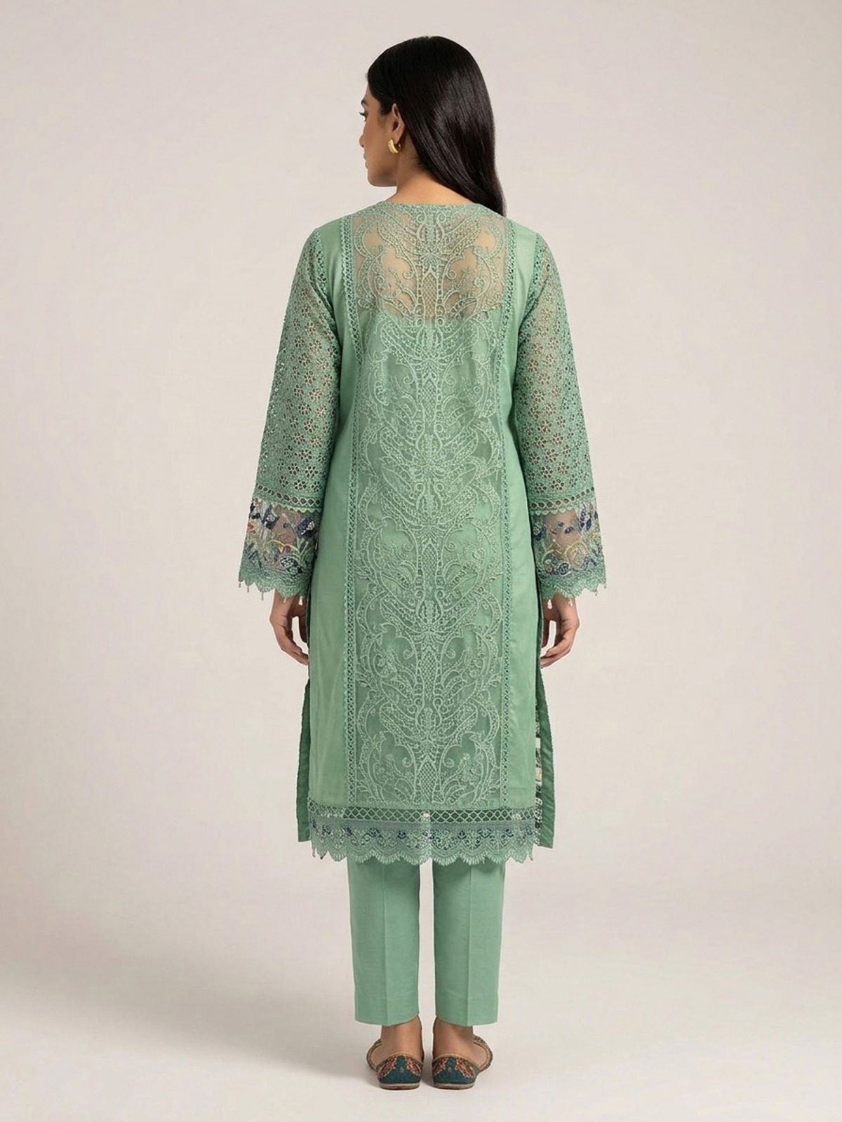 3pc dress with dupatta and trouser