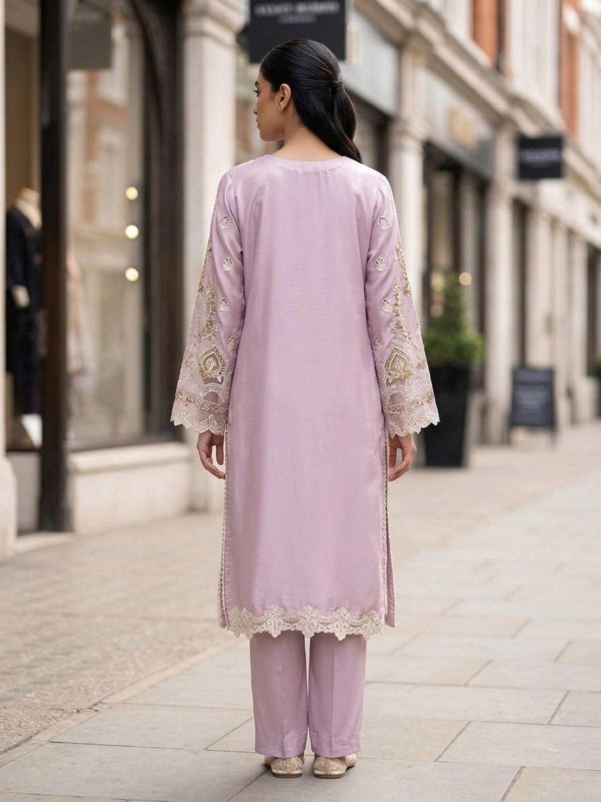 3pc dress with dupatta and trouser