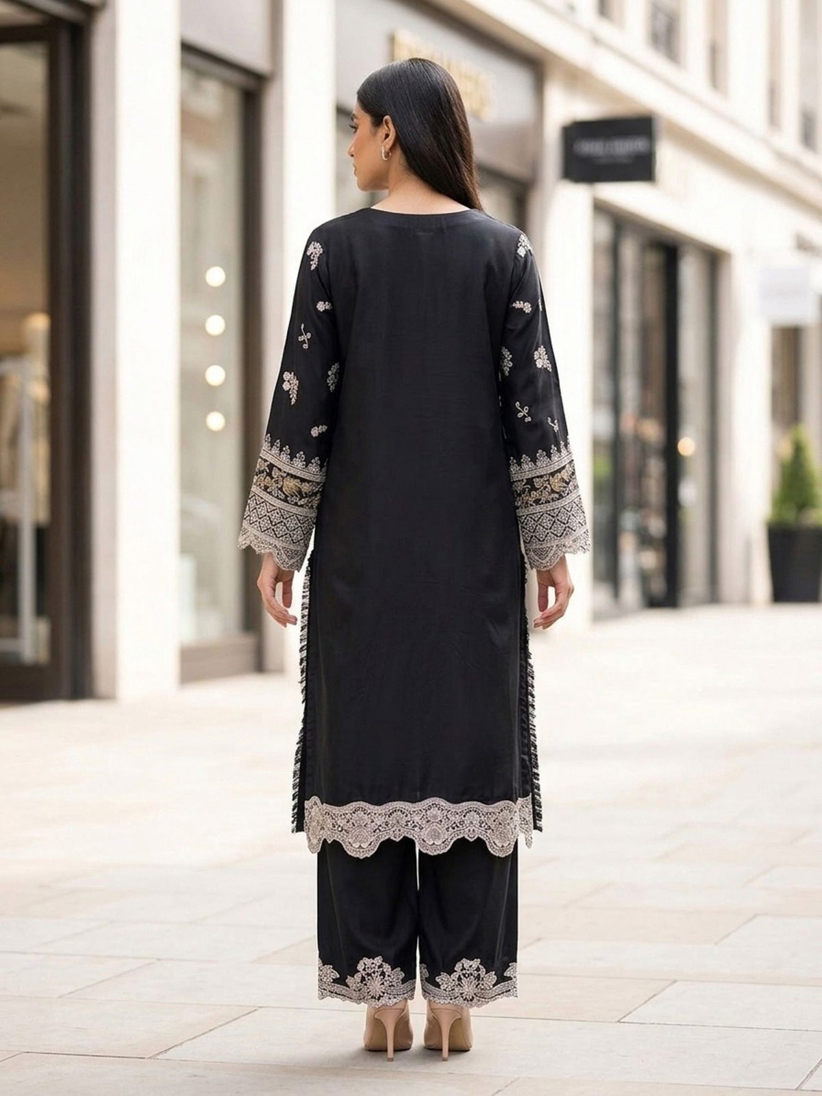 3pc dress with dupatta and trouser