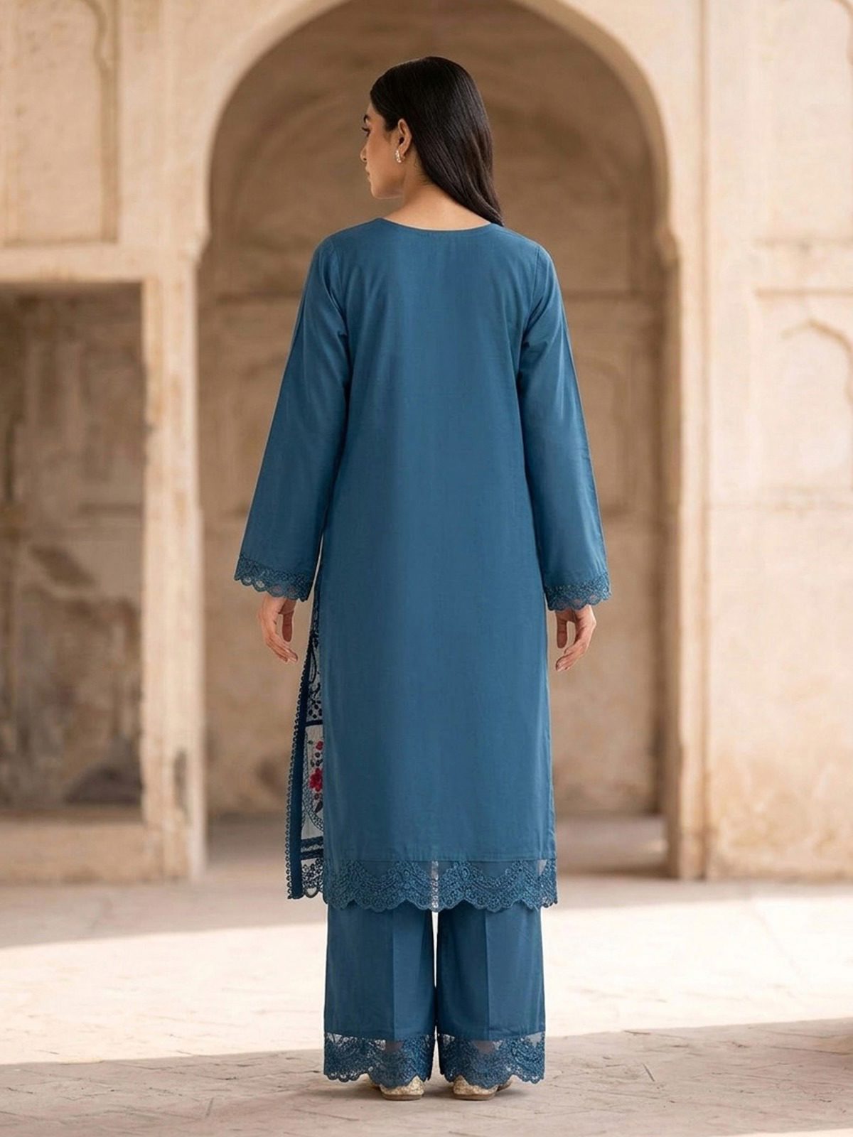 3pc dress with dupatta and trouser