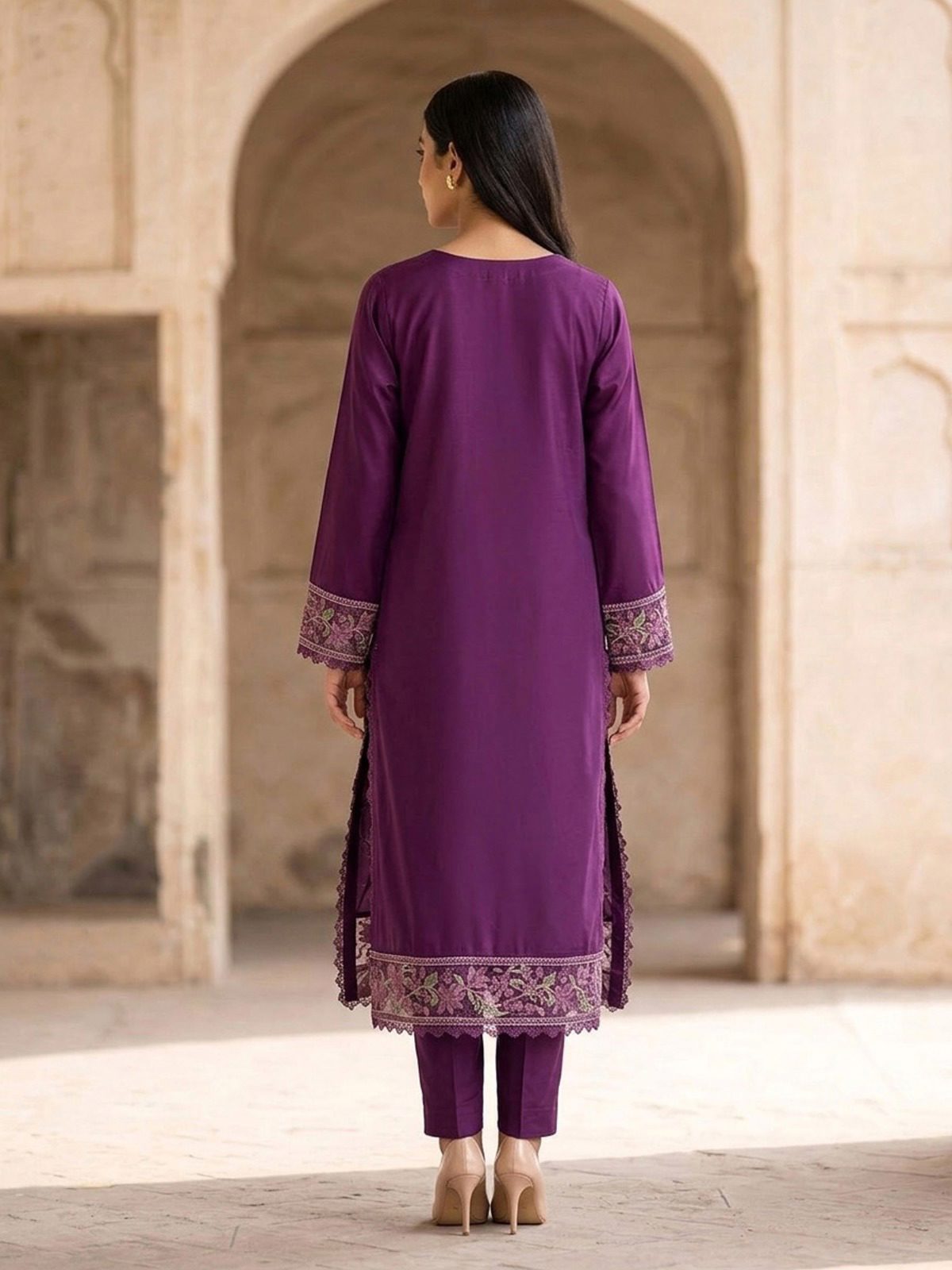 3pc dress with dupatta and trouser