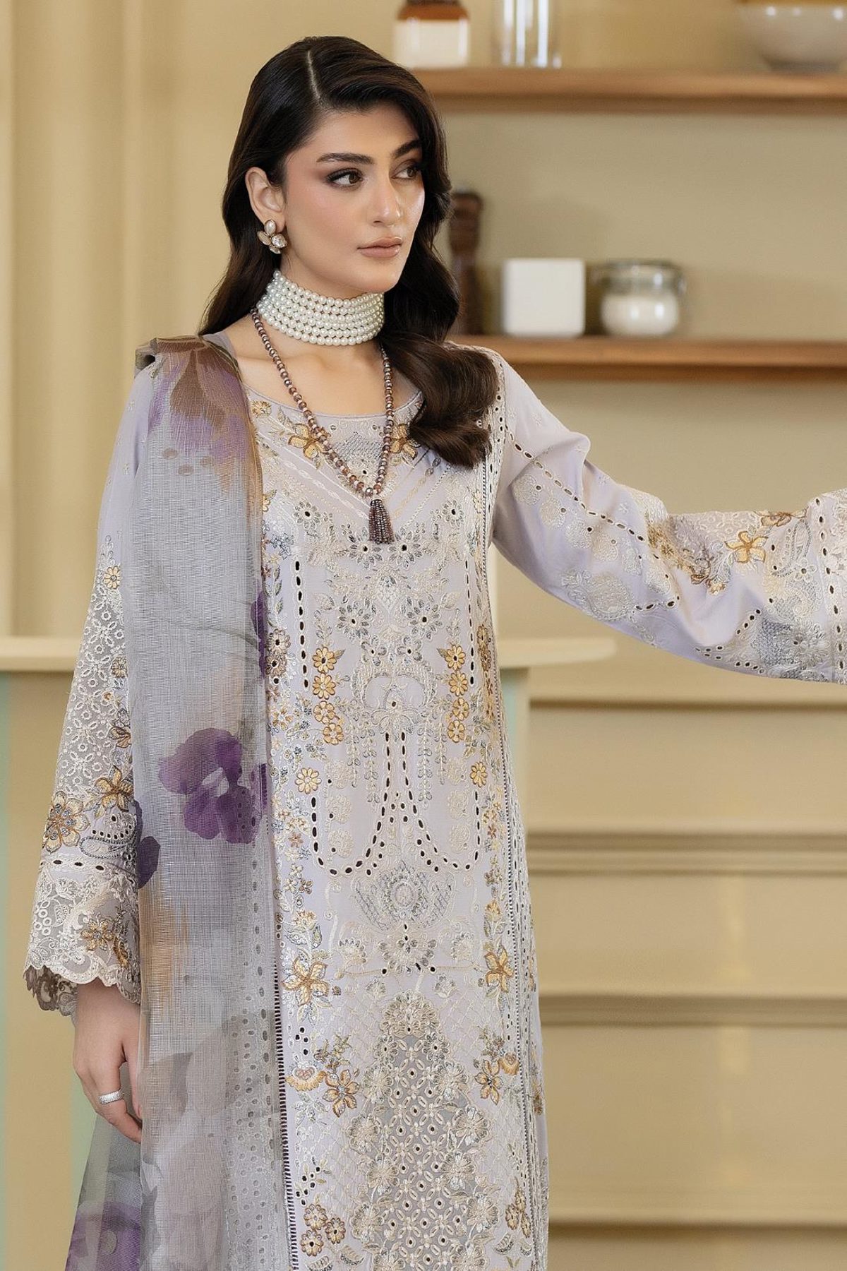 3pc dress with dupatta and trouser