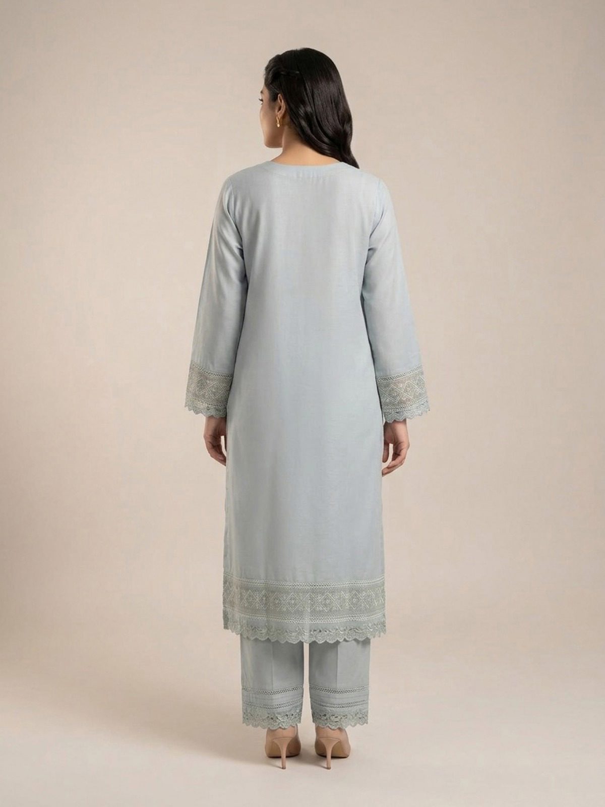 3pc dress with dupatta and trouser