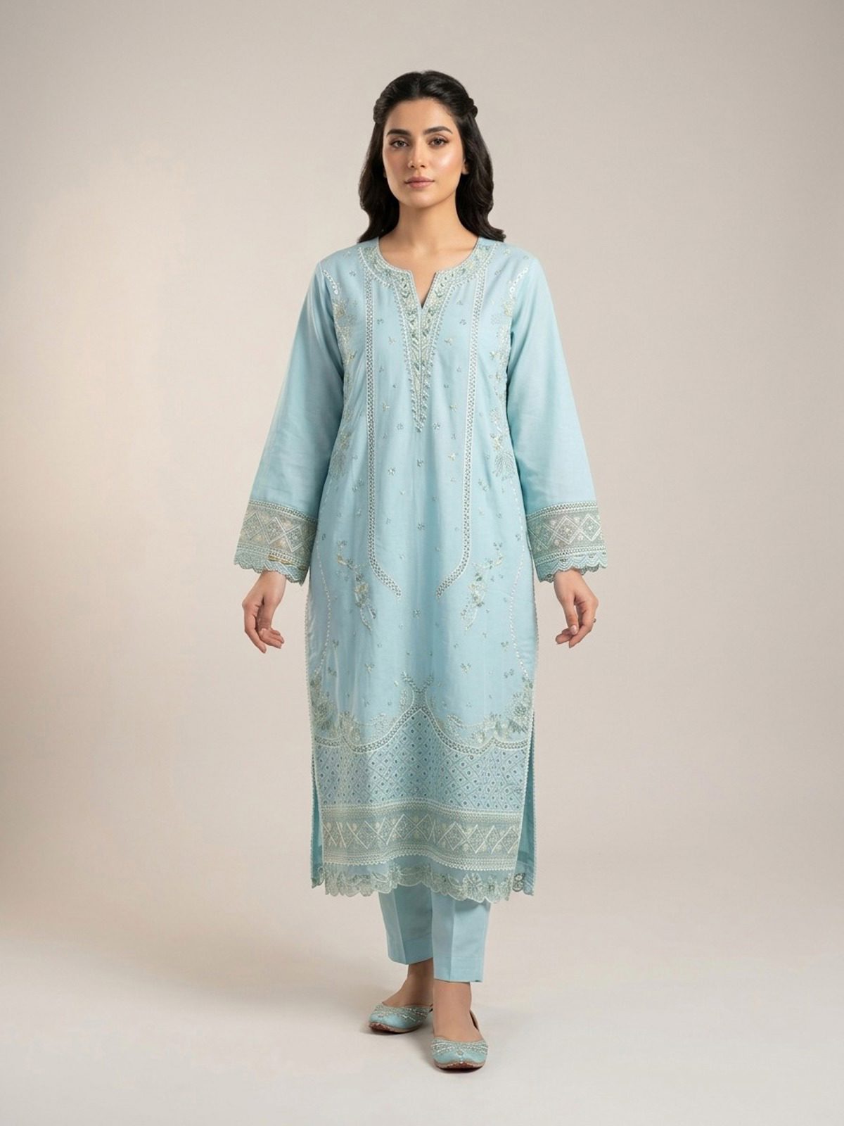 3pc dress with dupatta and trouser