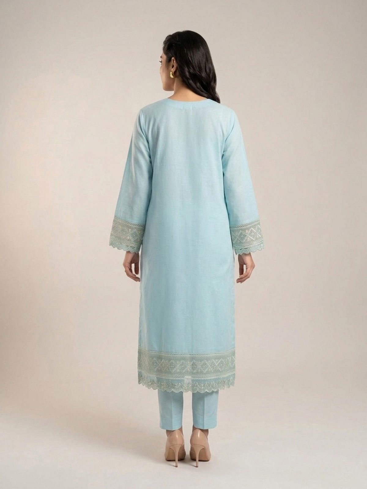 3pc dress with dupatta and trouser