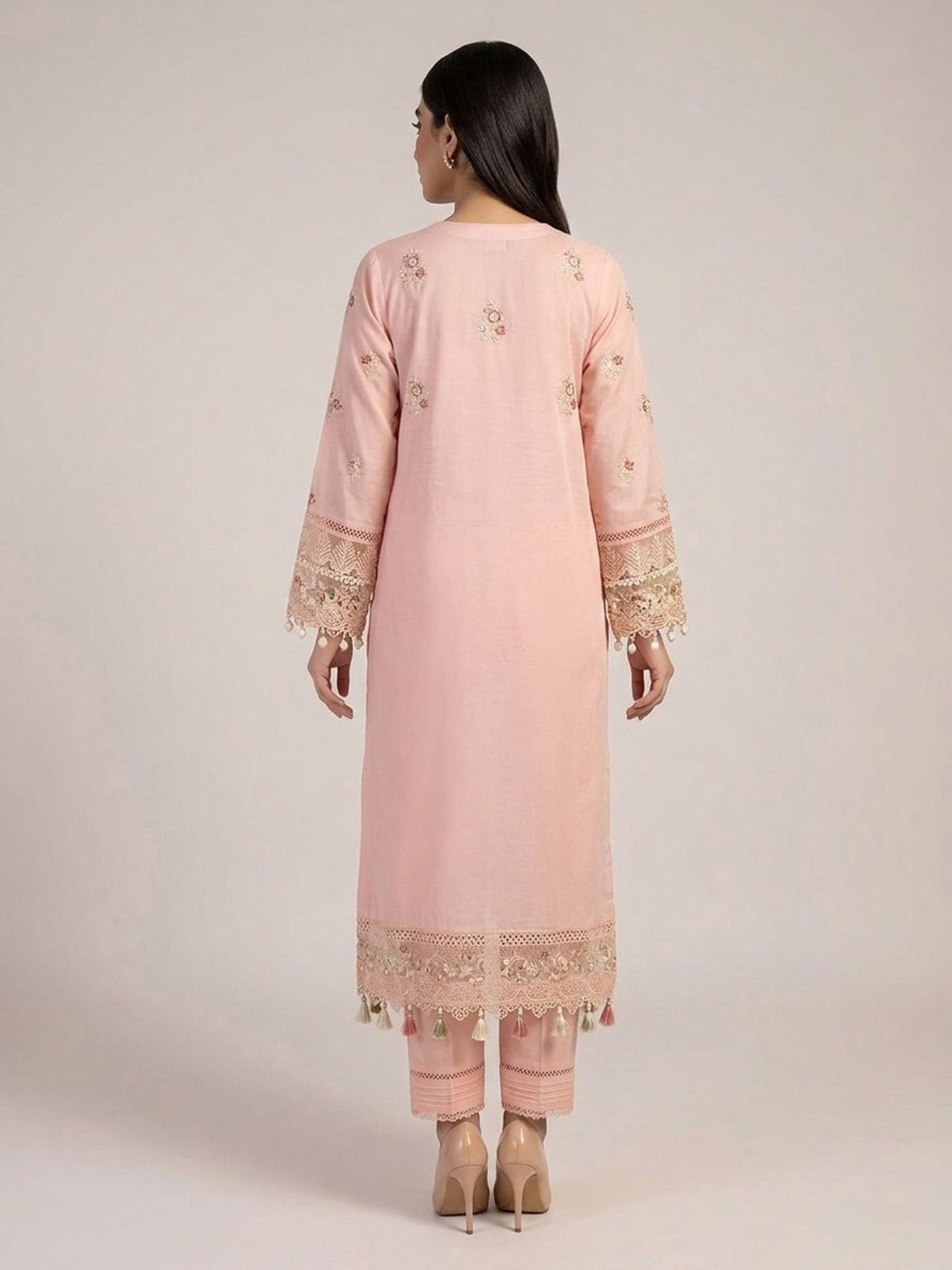 3pc dress with dupatta and trouser