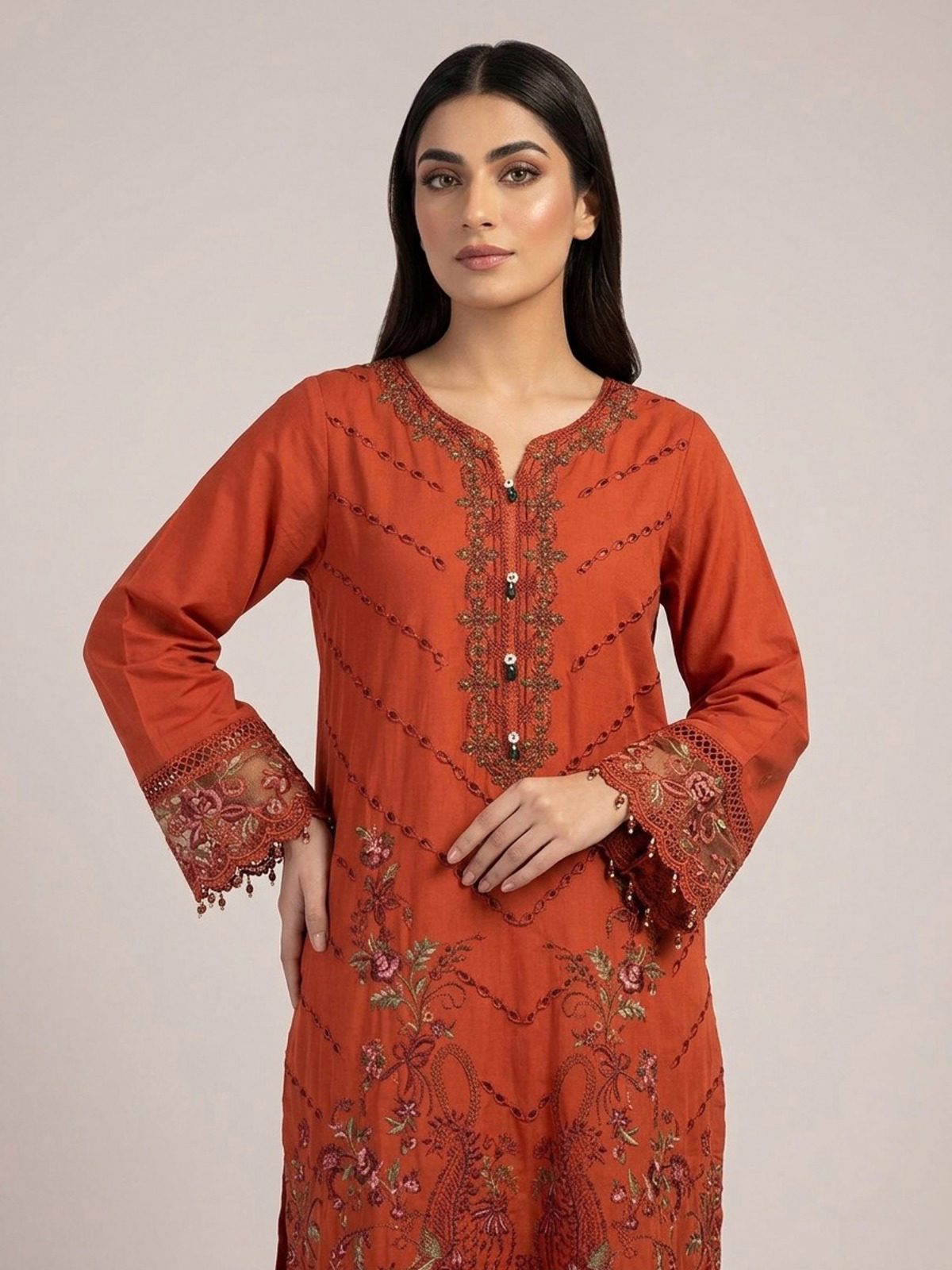 3pc dress with dupatta and trouser