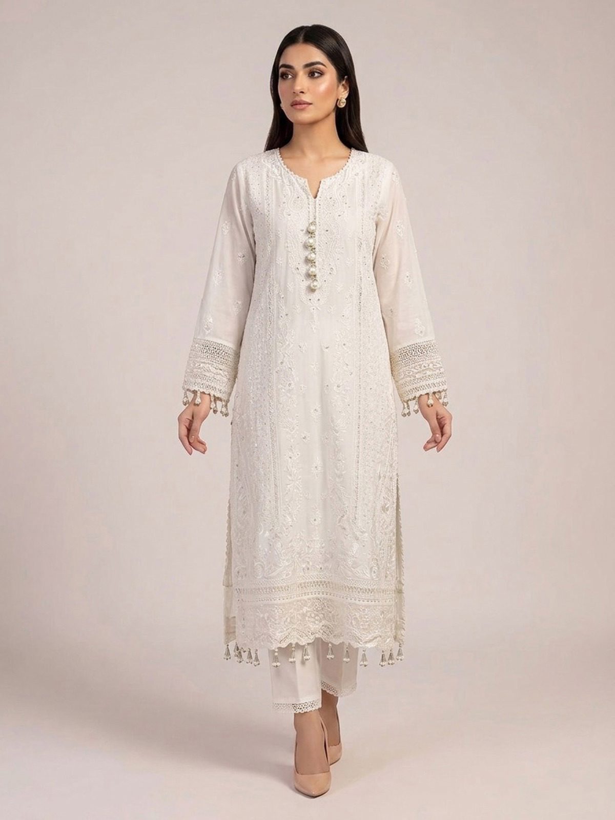 3pc dress with dupatta and trouser
