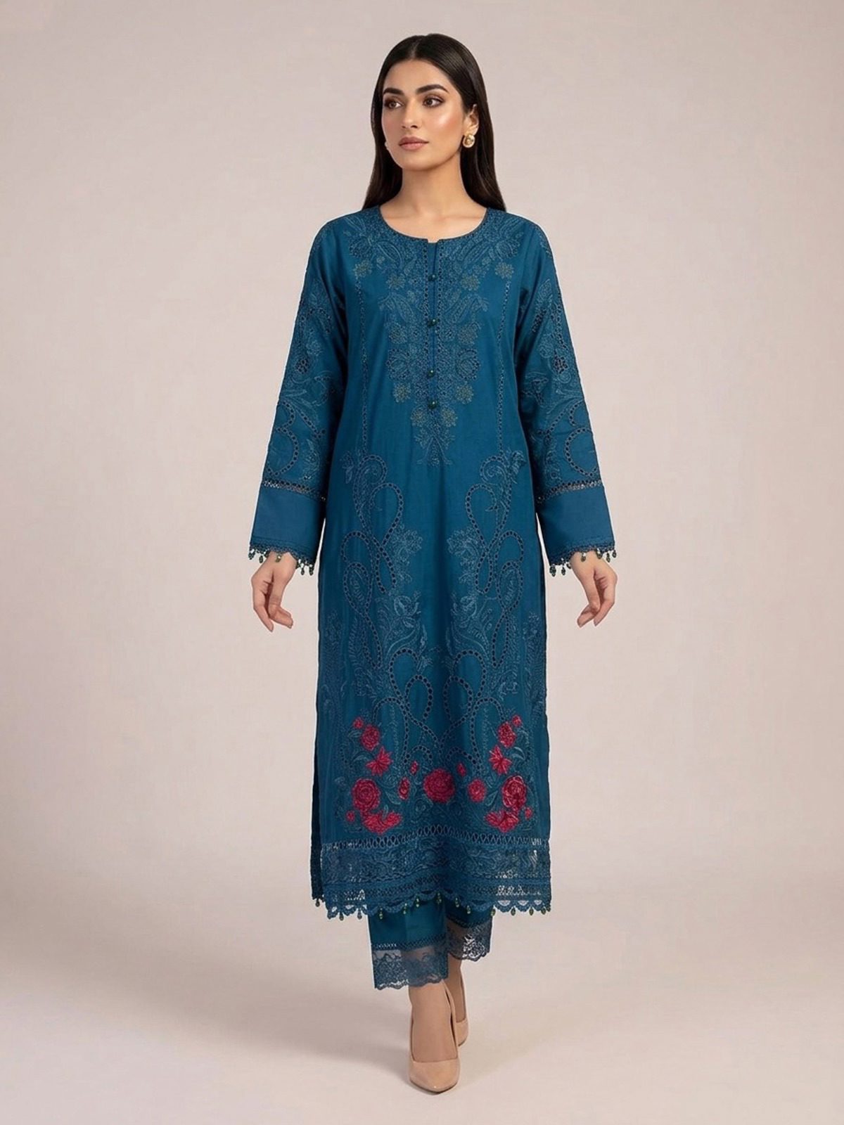 3pc dress with dupatta and trouser