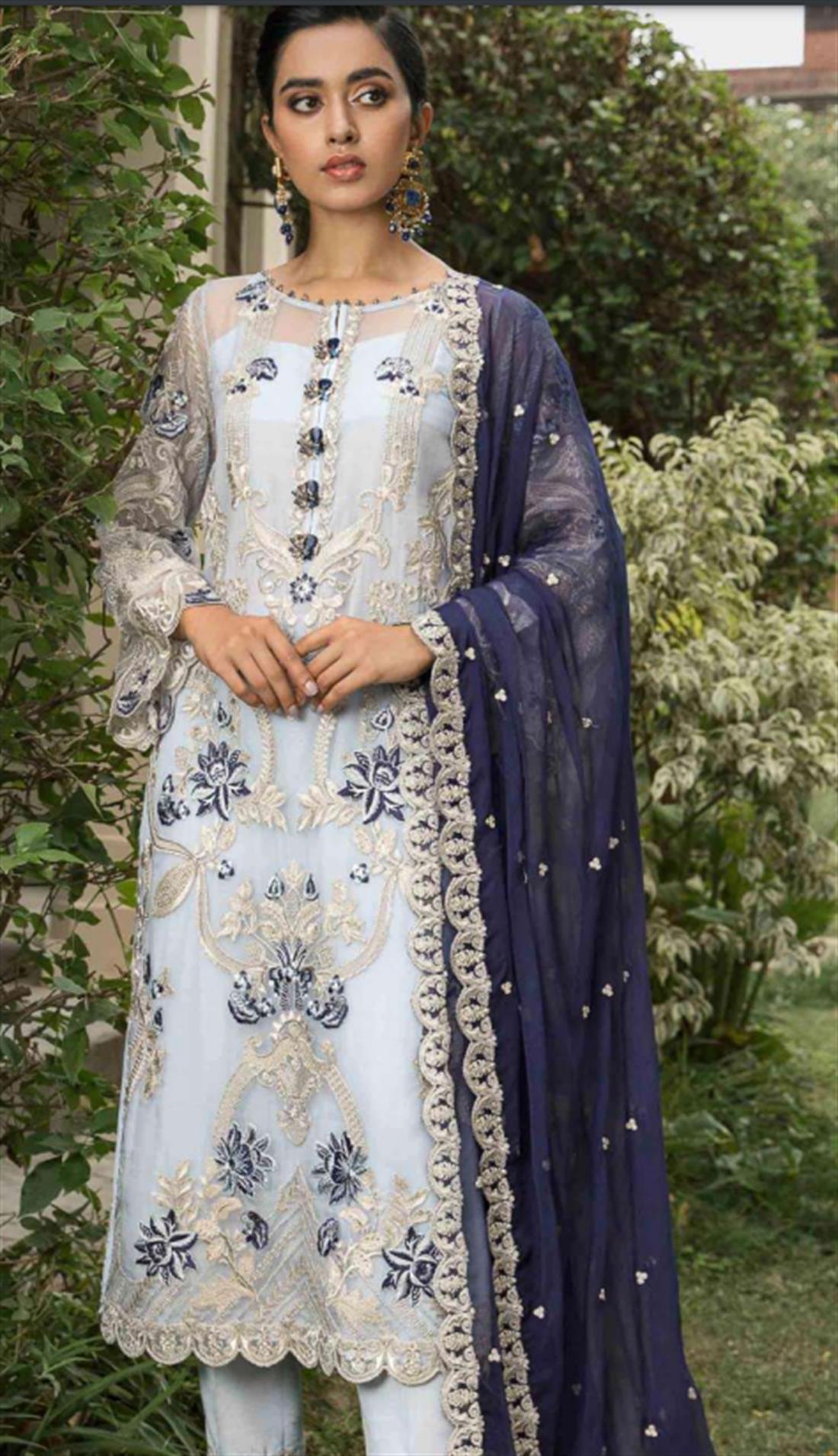 Embroidered Chiffon