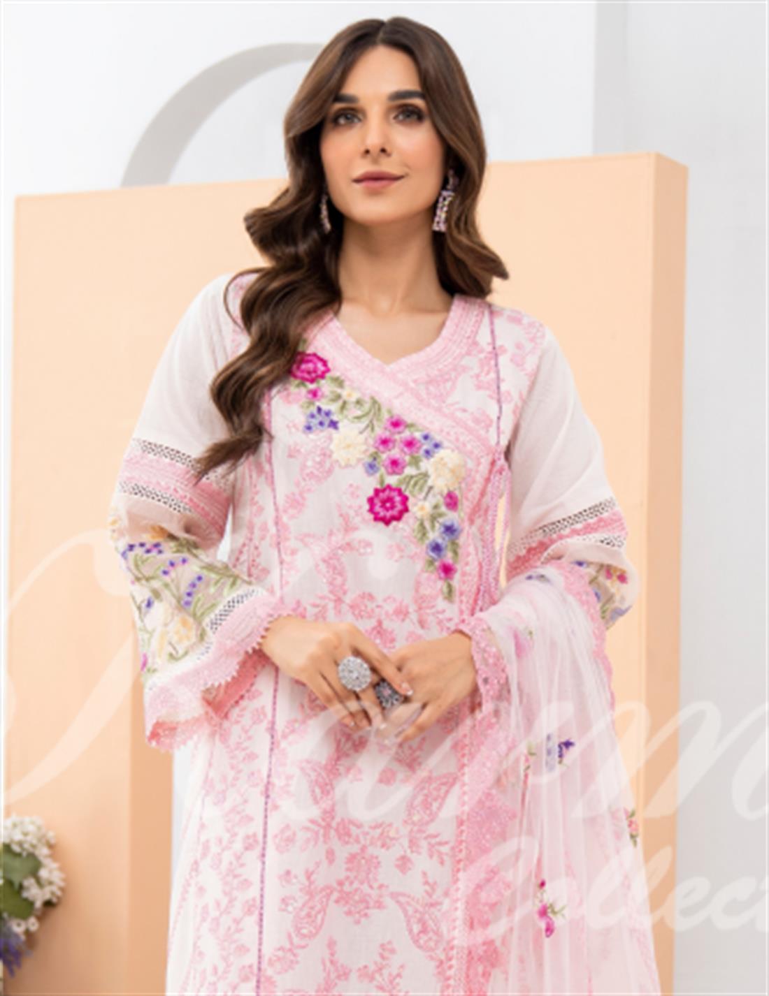 Pakistani Designer Karma 3 piece stitched women suit