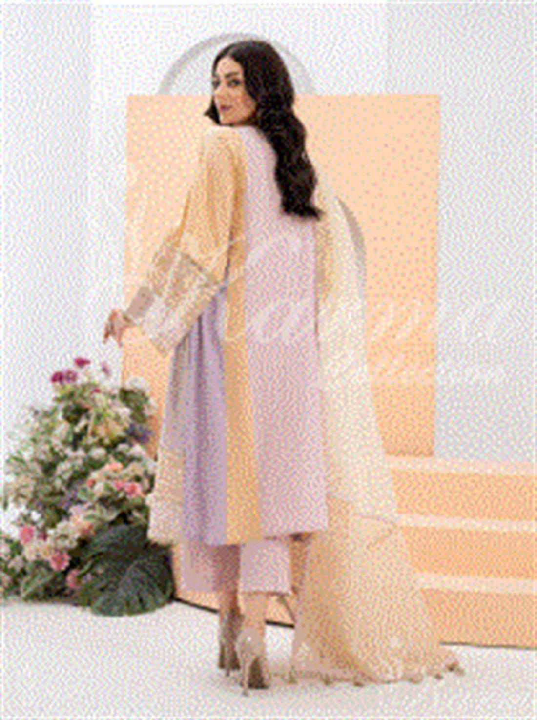 Pakistani Designer Karma 3 piece stitched women suit