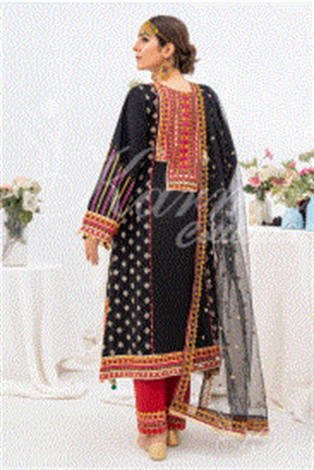 Pakistani Designer Karma 3 piece stitched women suit